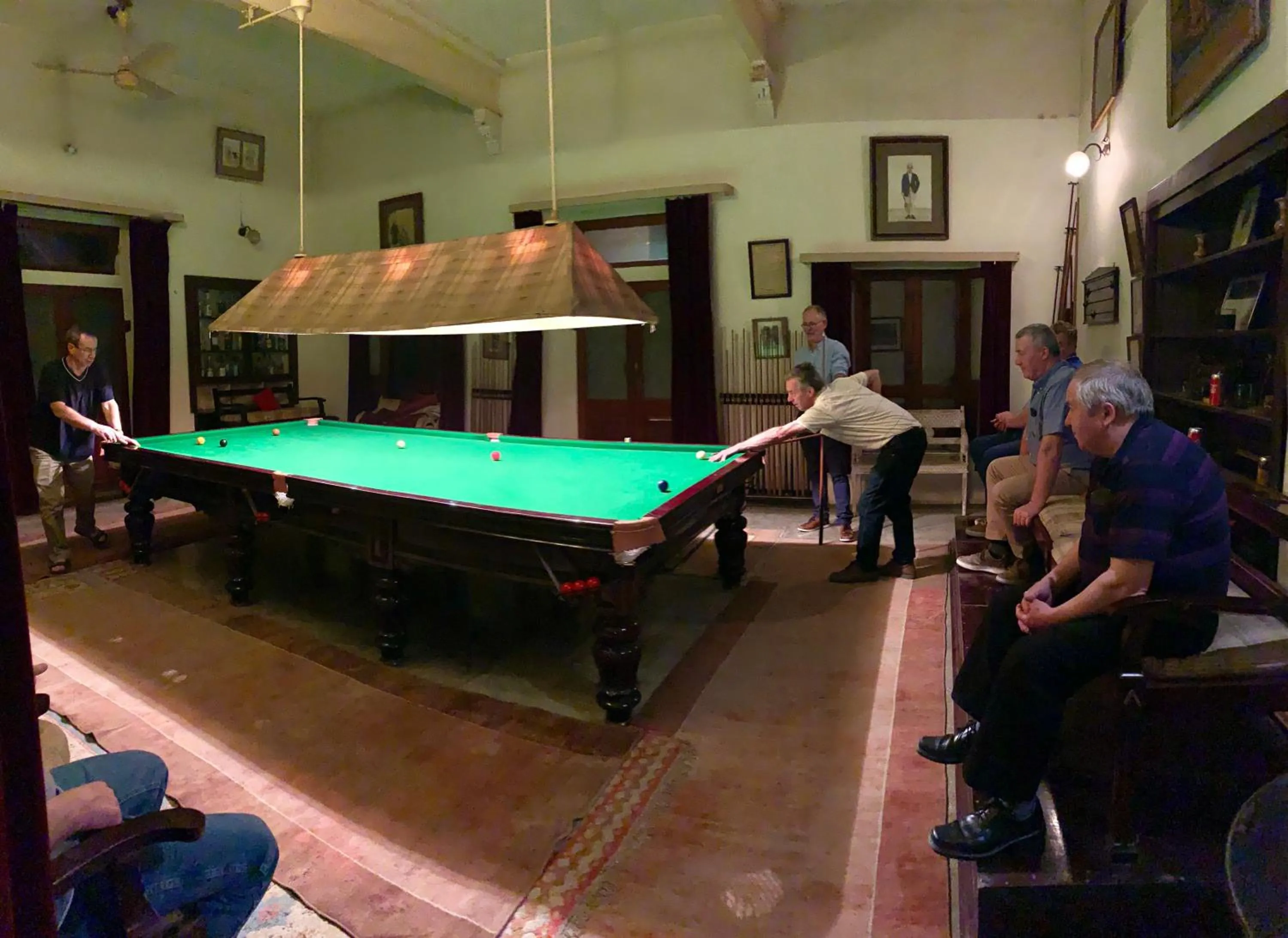 Billiard in Bhanwar Vilas Palace