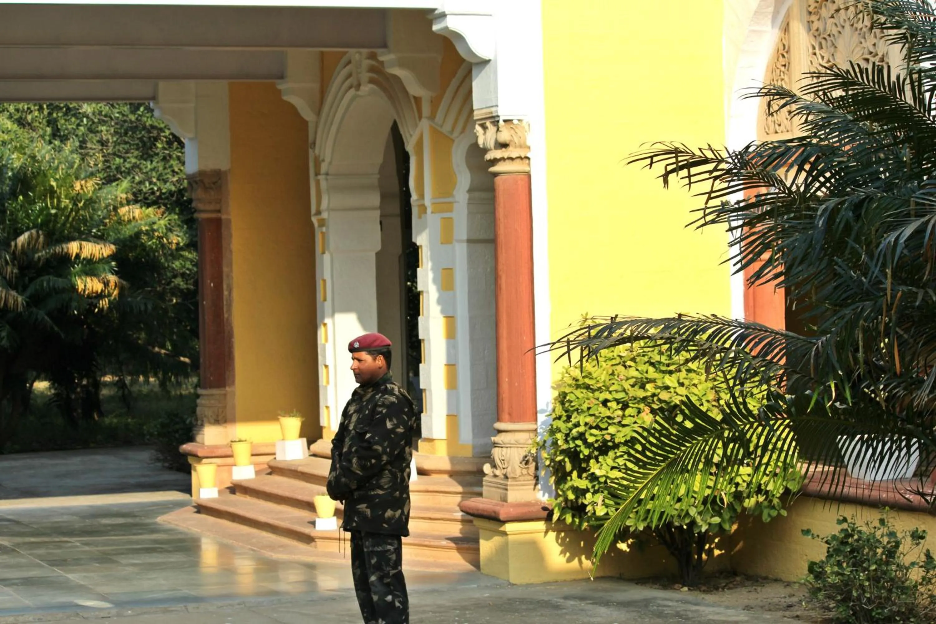 Facade/entrance in Bhanwar Vilas Palace