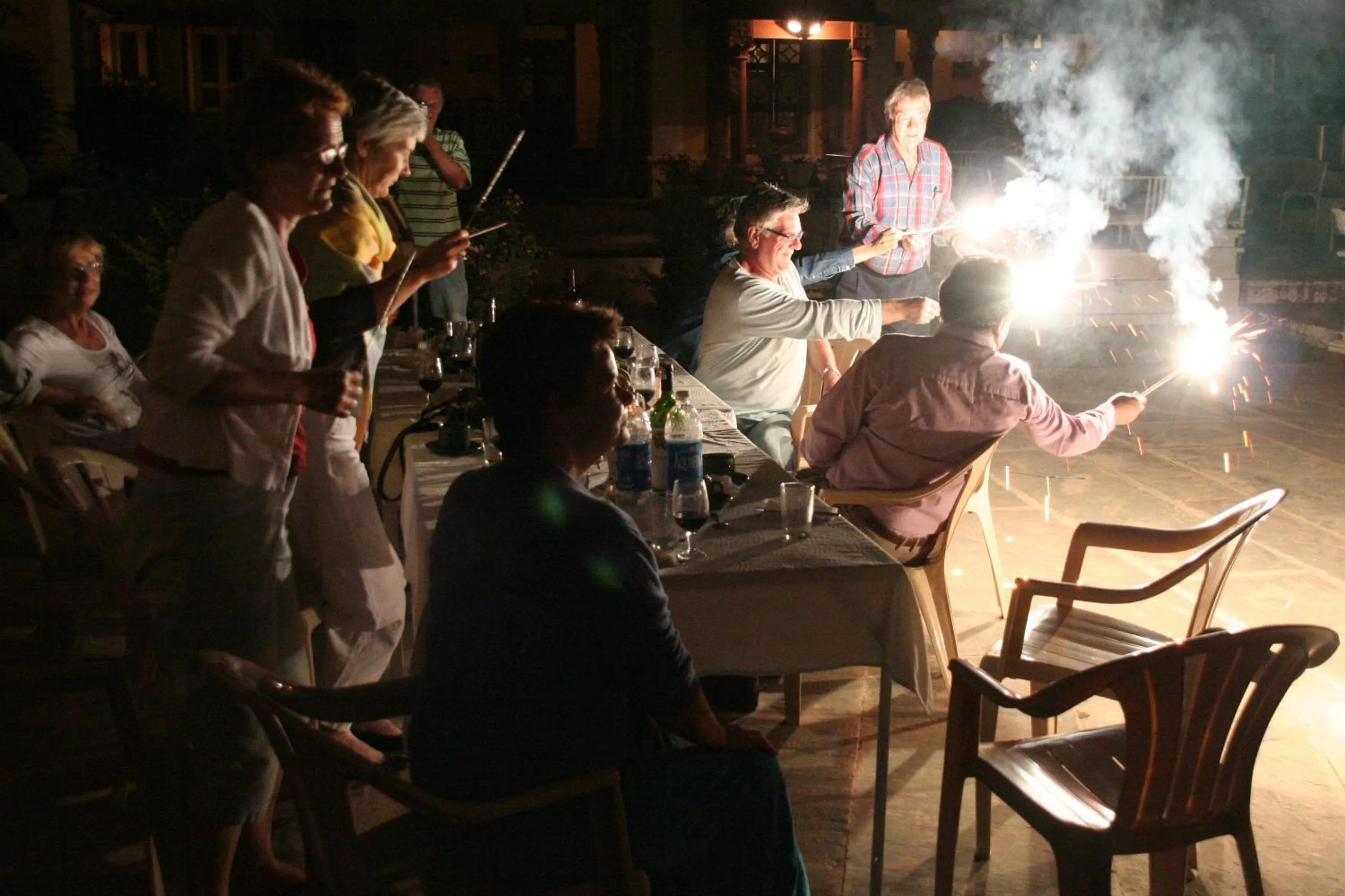 People in Bhanwar Vilas Palace