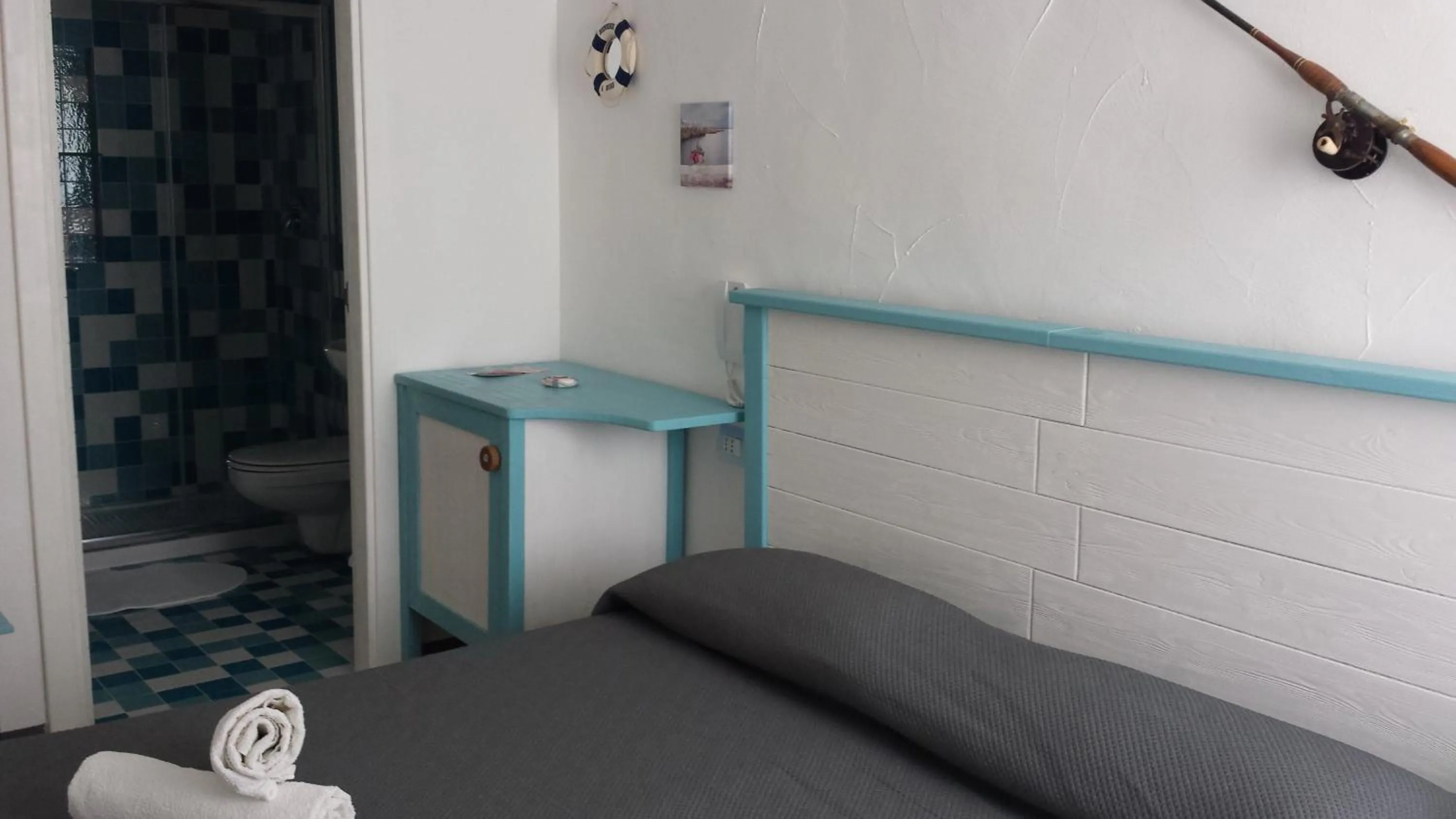 Bed in Casetta del Pescatore