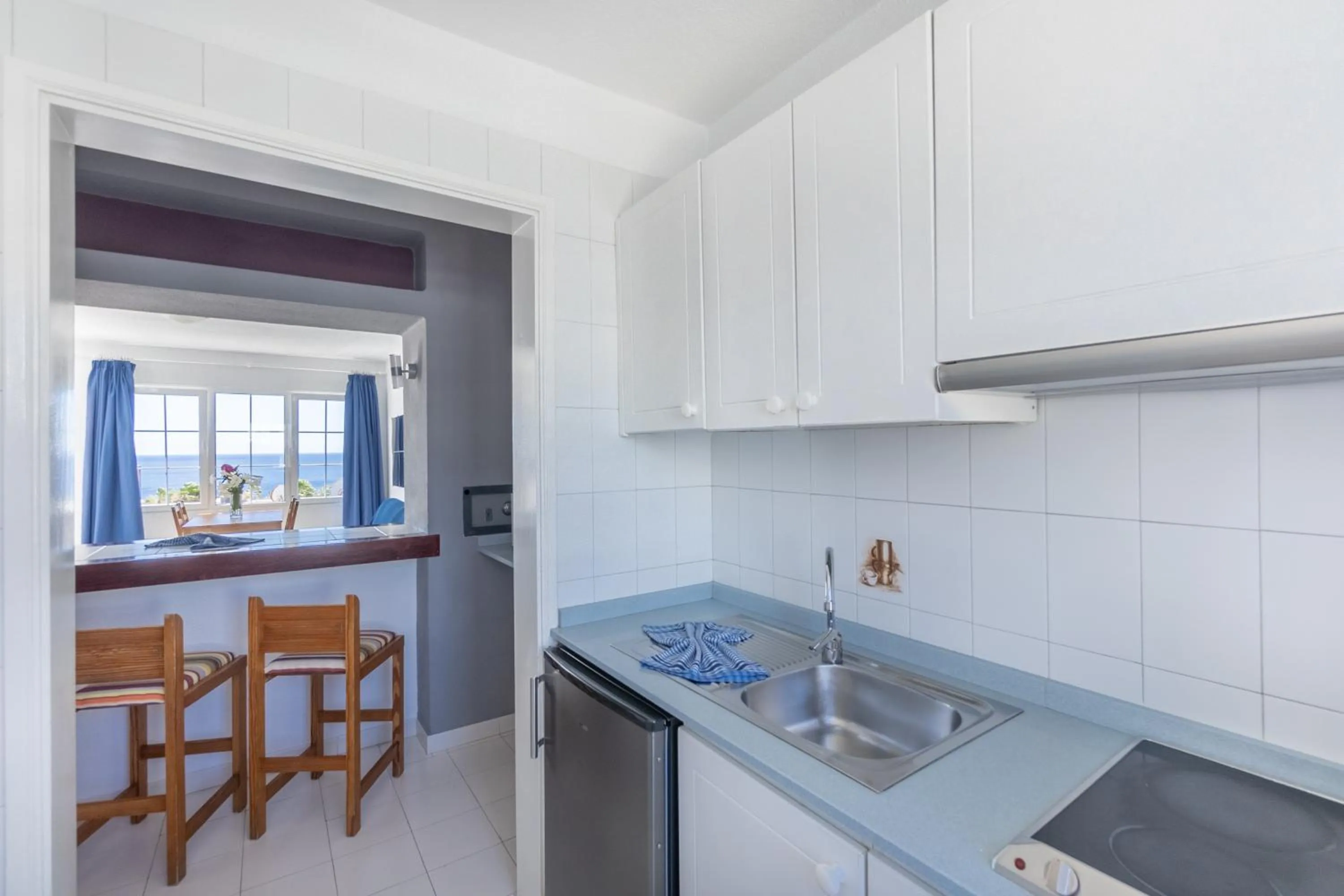 Kitchen or kitchenette in Vista Mar Apartamentos