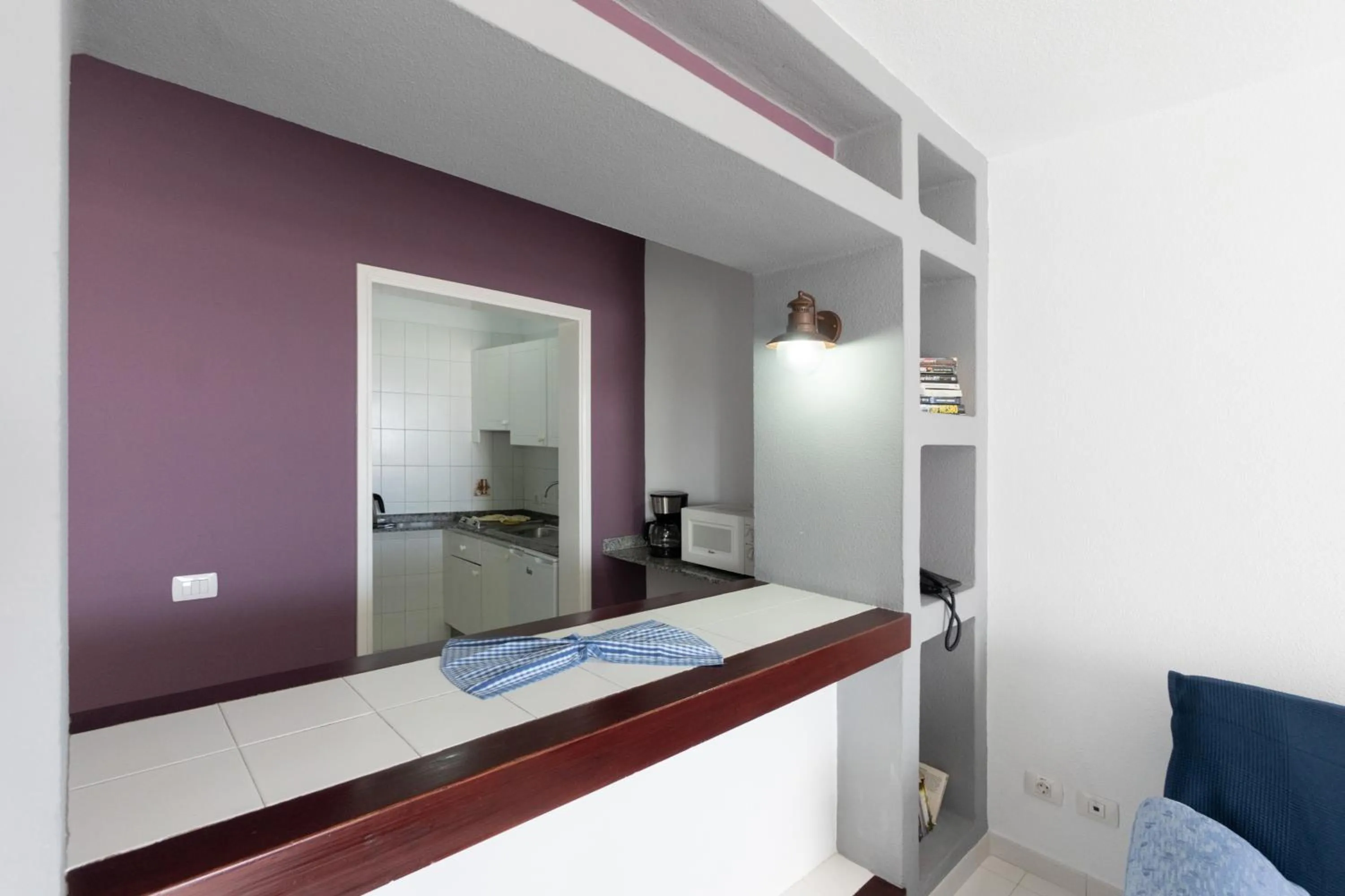 Kitchen or kitchenette in Vista Mar Apartamentos