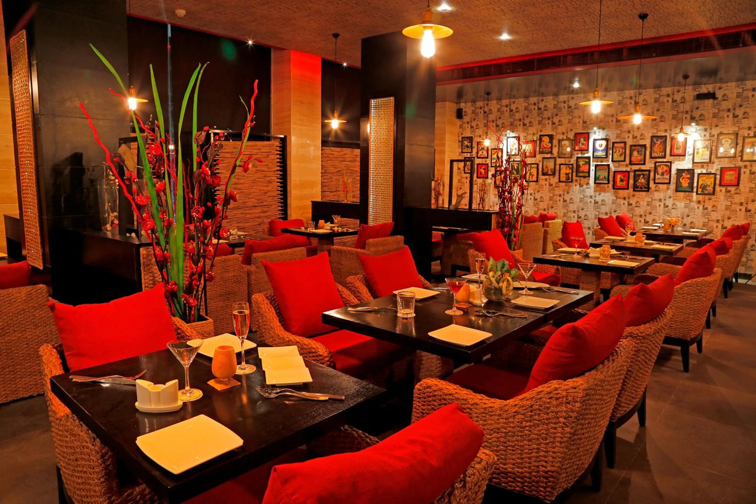 Lounge or bar in Hotel LN Courtyard