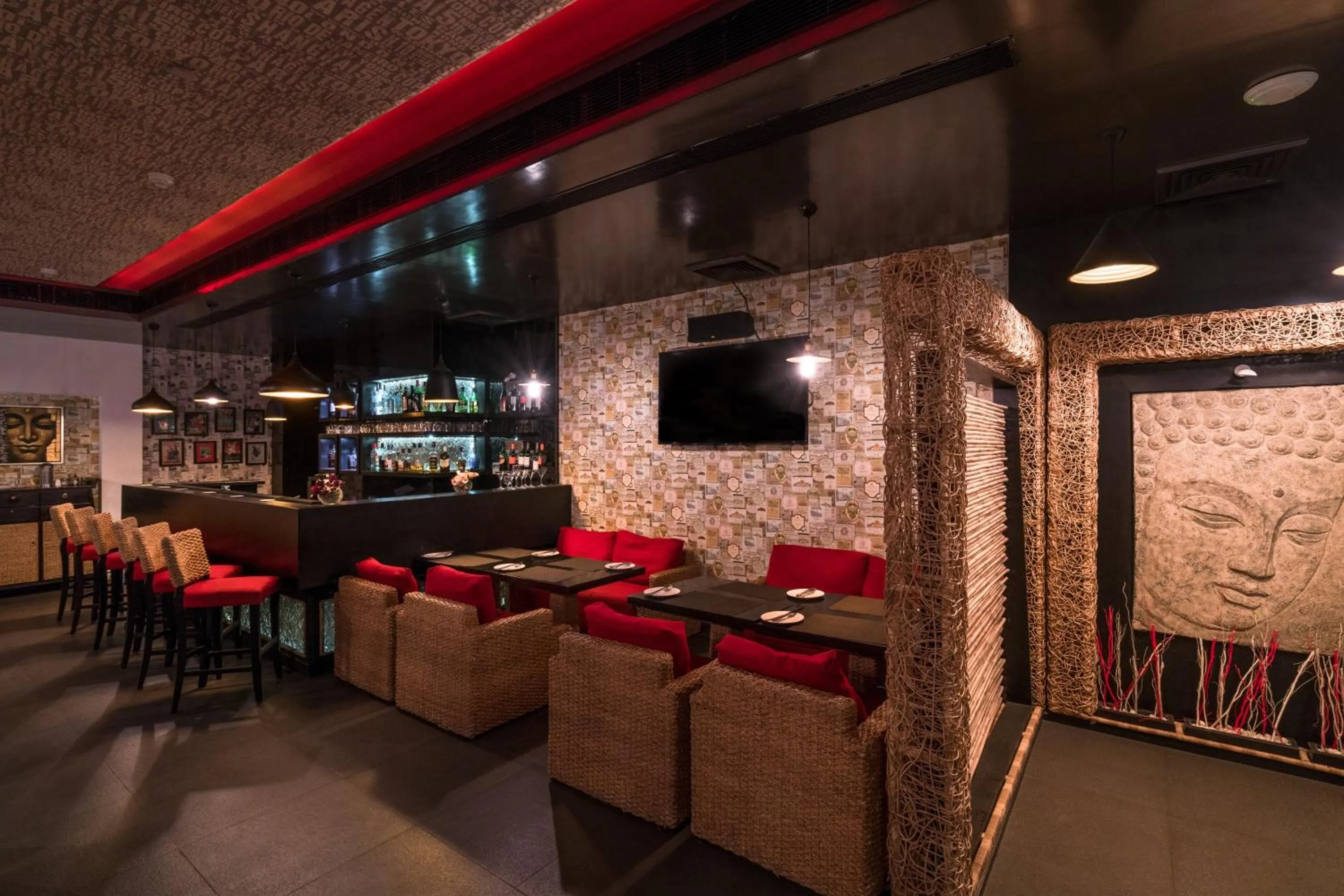 Lounge or bar in Hotel LN Courtyard