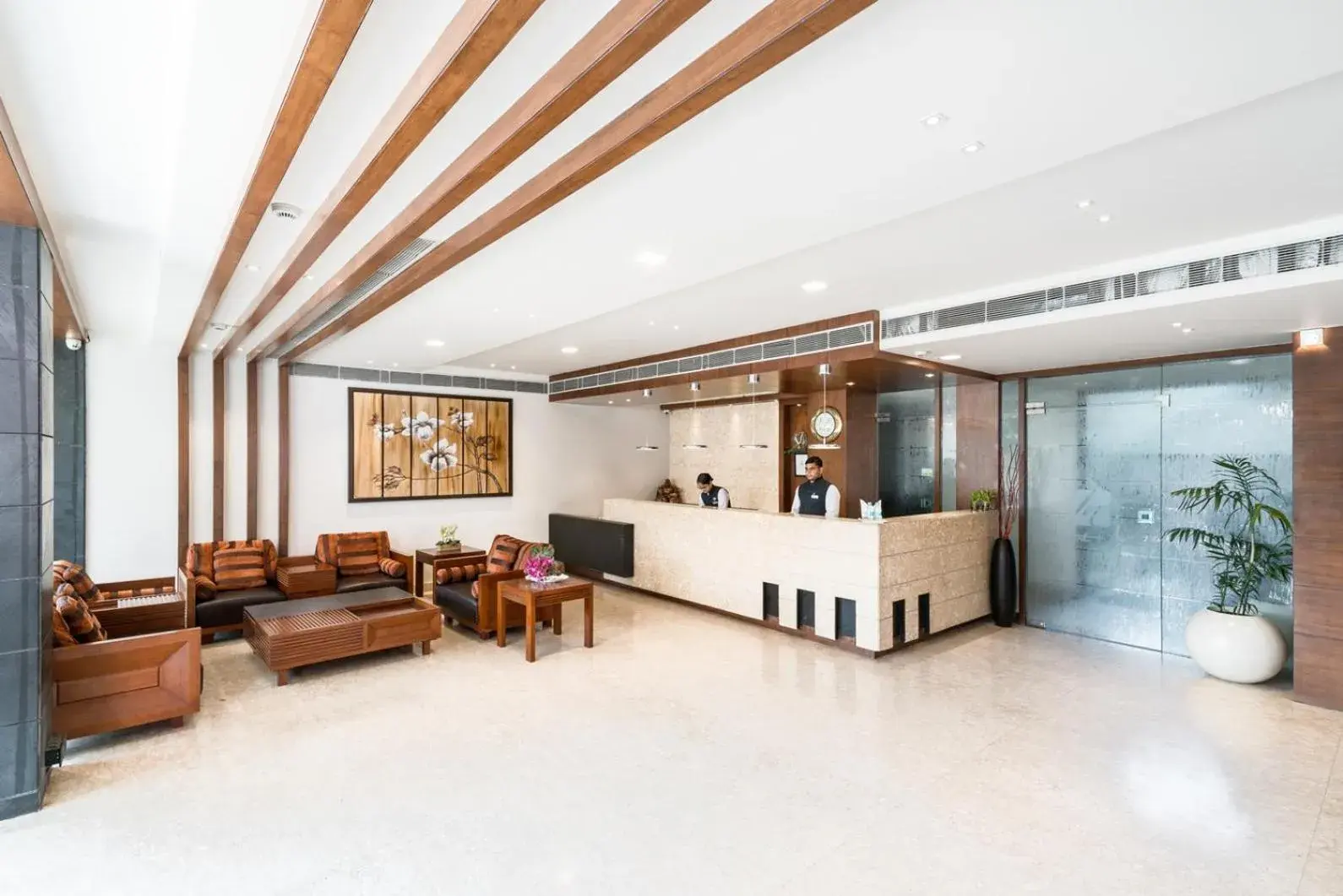 Lobby or reception in Hotel LN Courtyard Lobby or reception in Hotel LN Courtyard