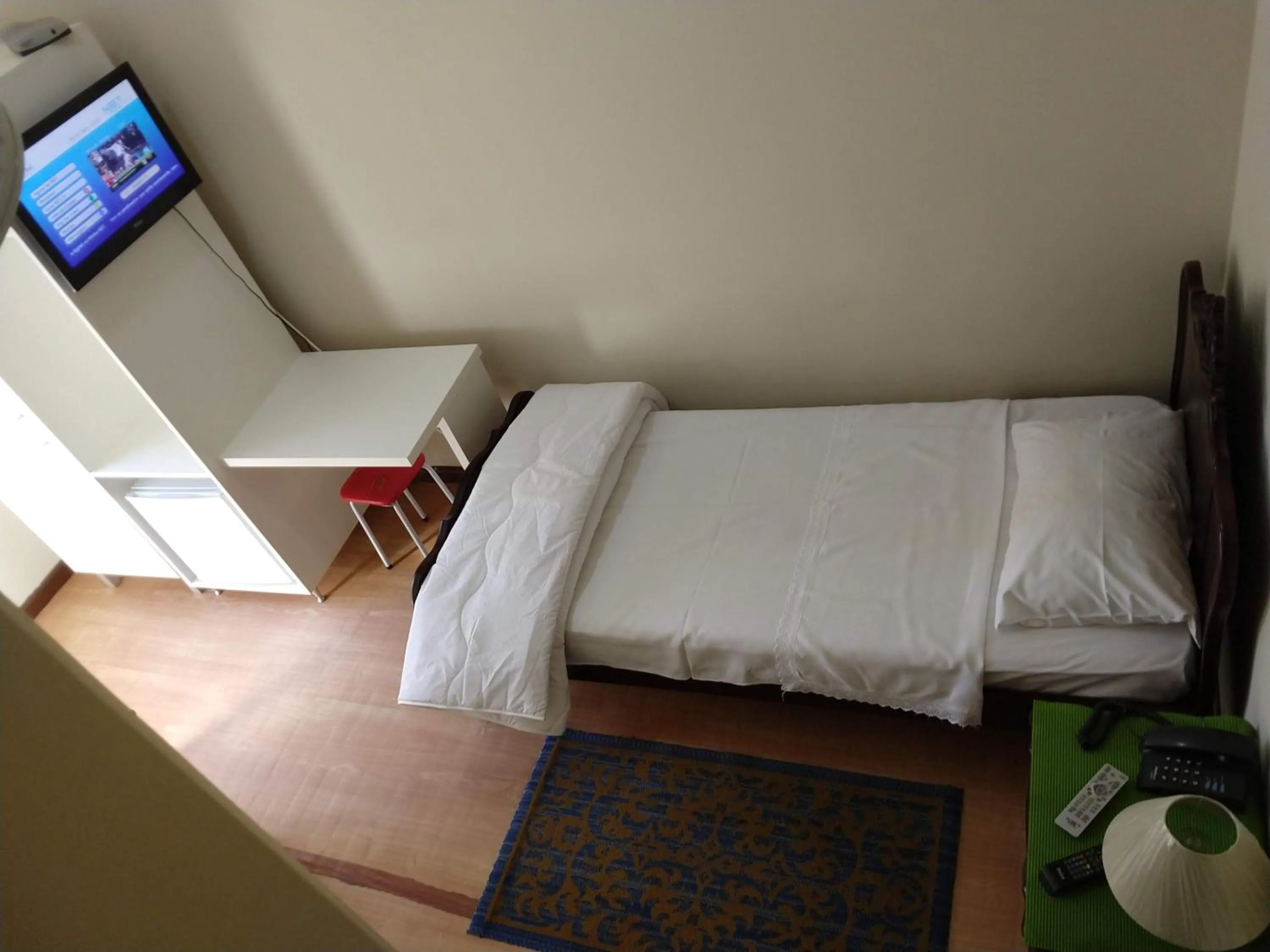 Bed in Hotel Cervantes