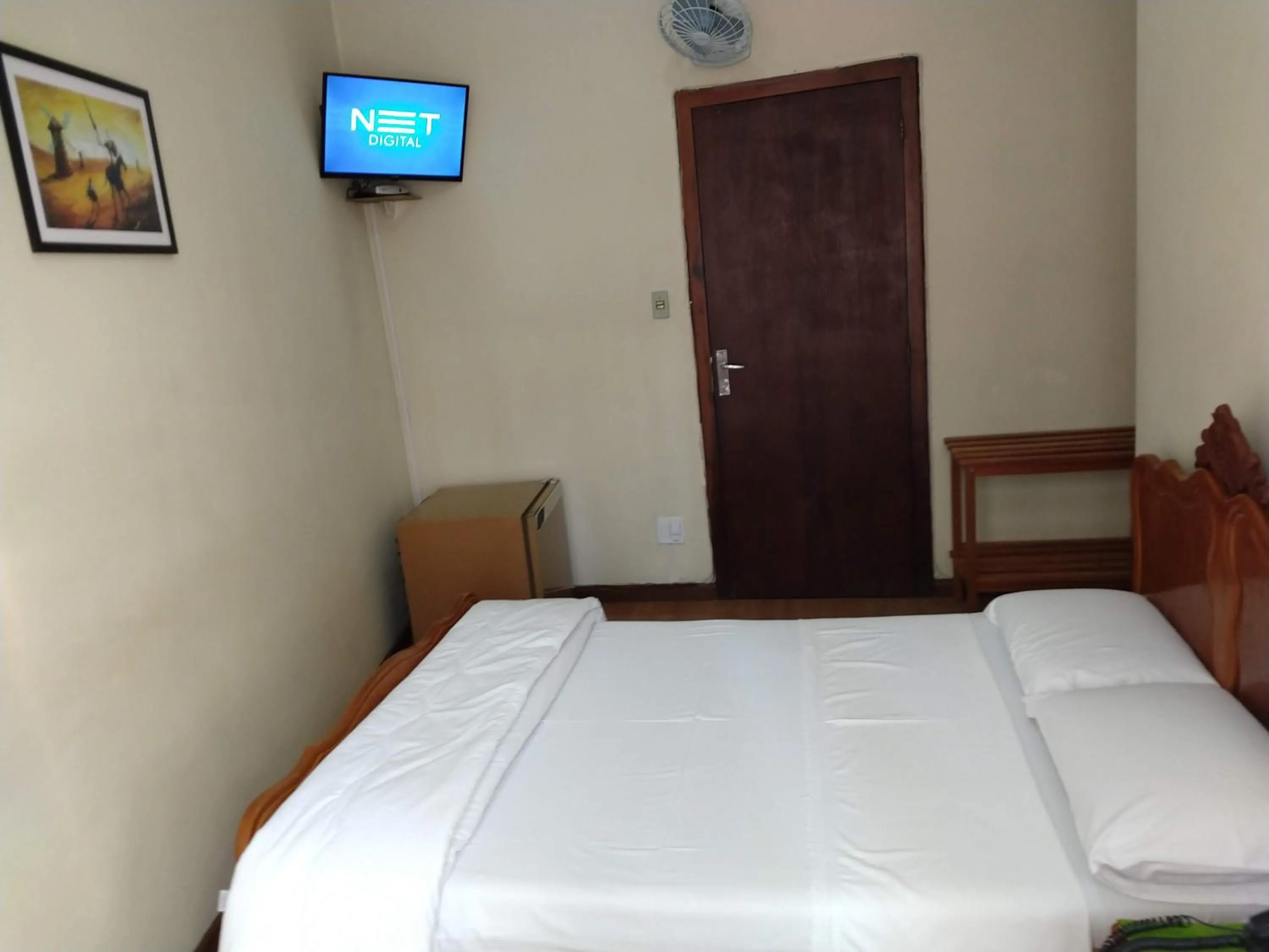 Bed in Hotel Cervantes