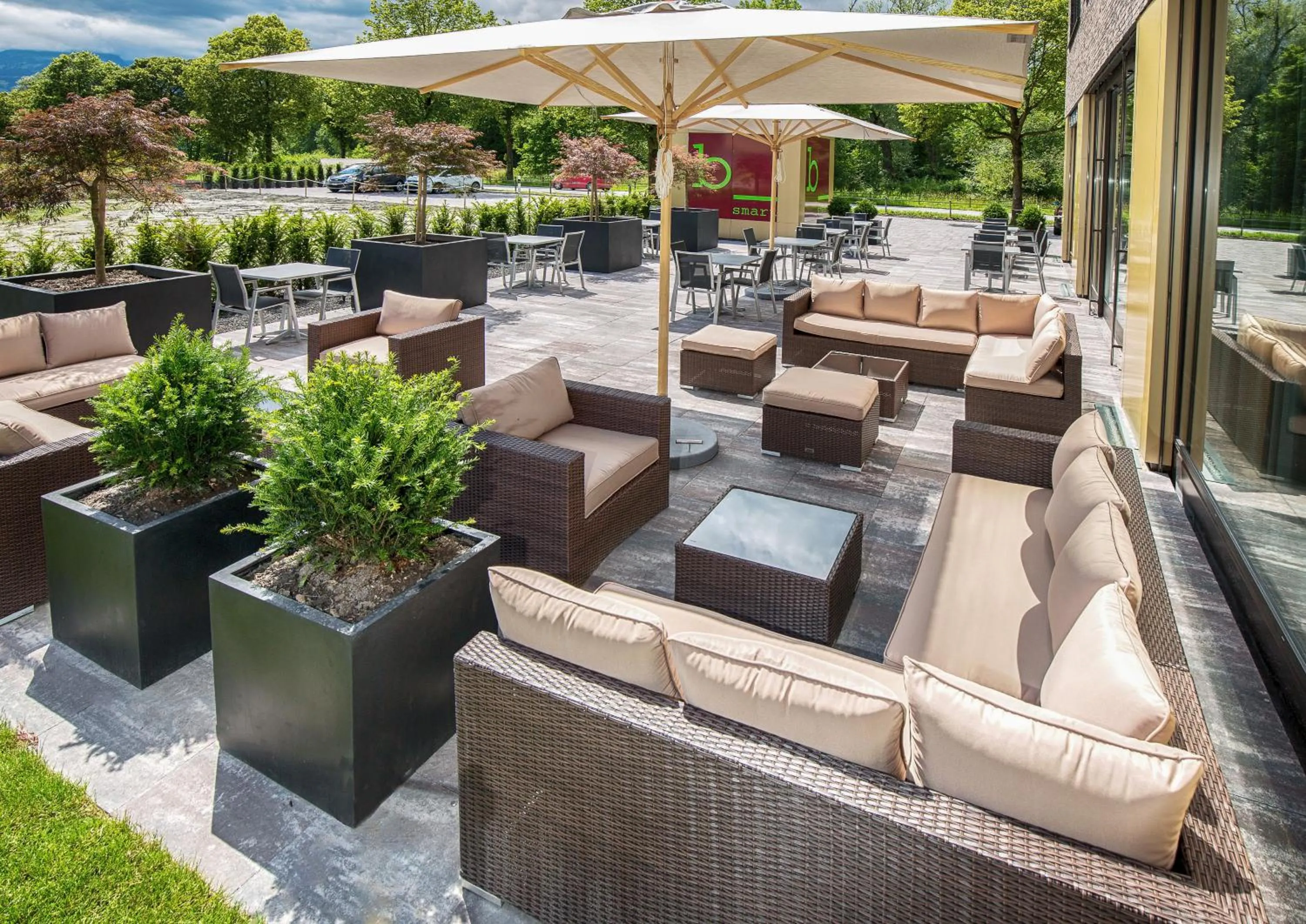 Lounge or bar in b-smart hotel Bendern