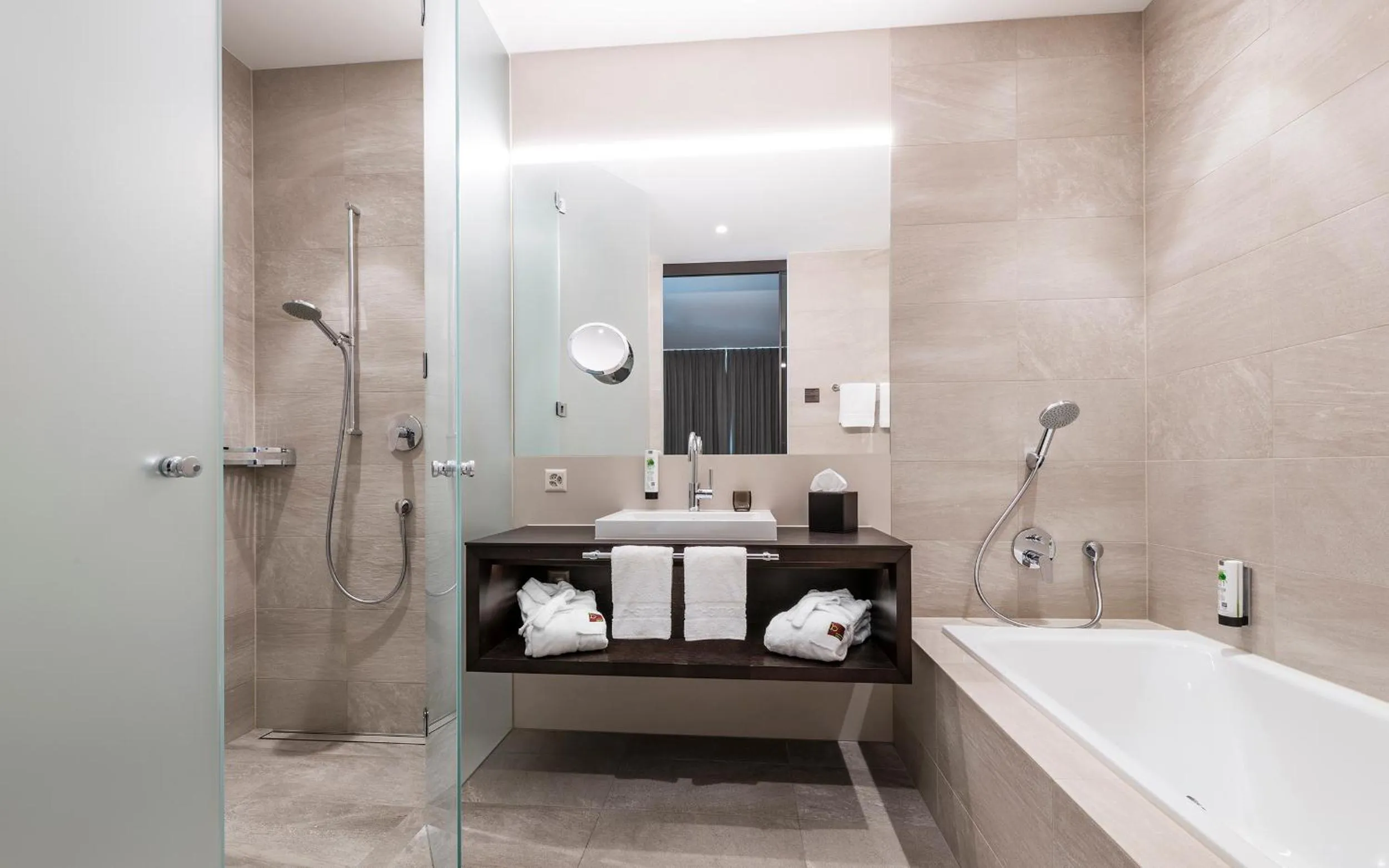 Bathroom in b-smart hotel Bendern