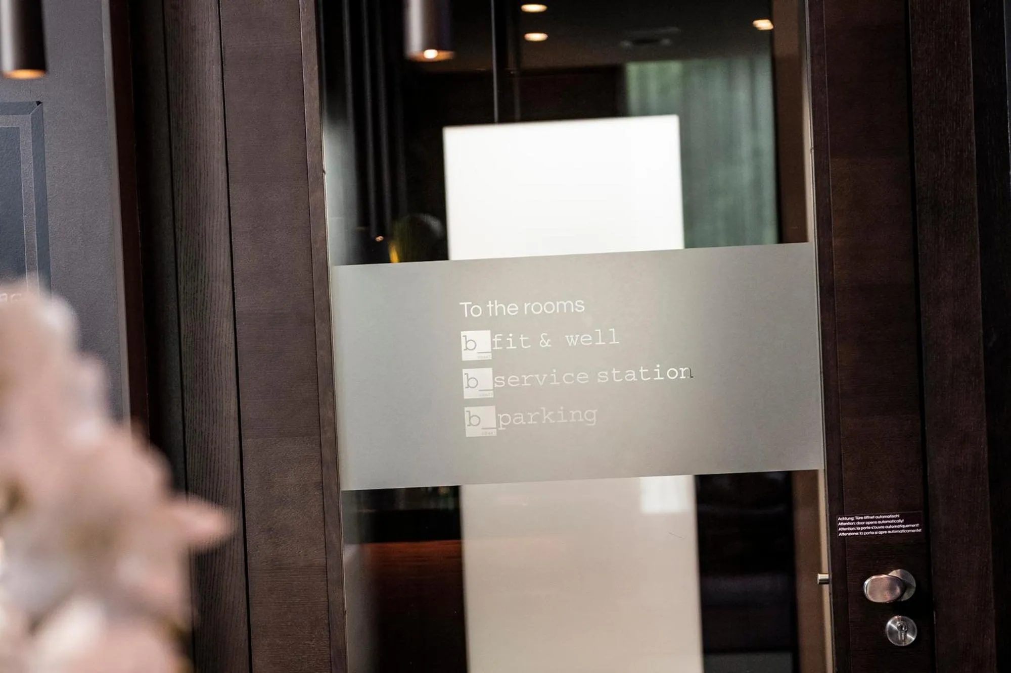 Lobby or reception in b-smart hotel Bendern