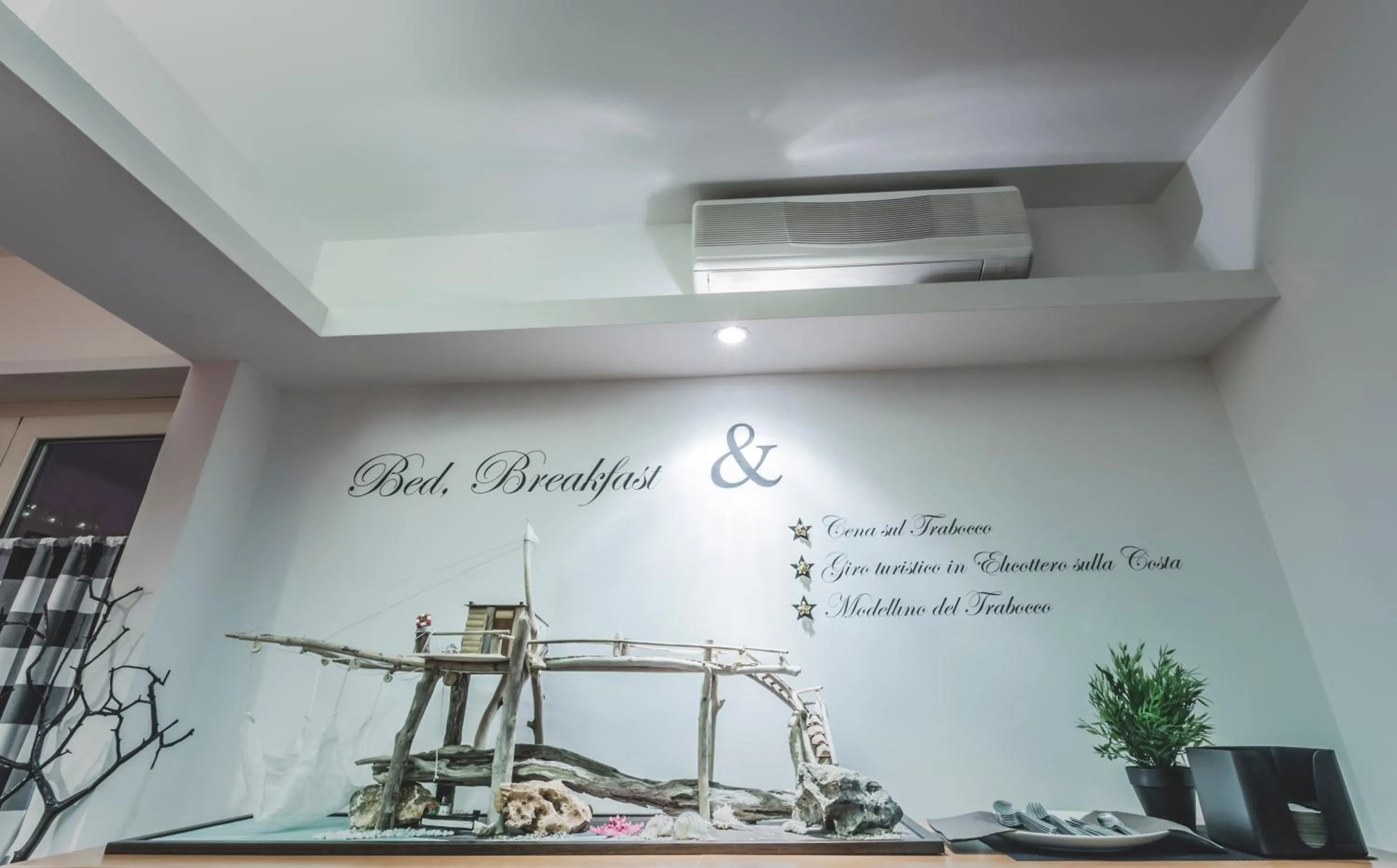 Decorative detail in B&B Le 3 Stelle