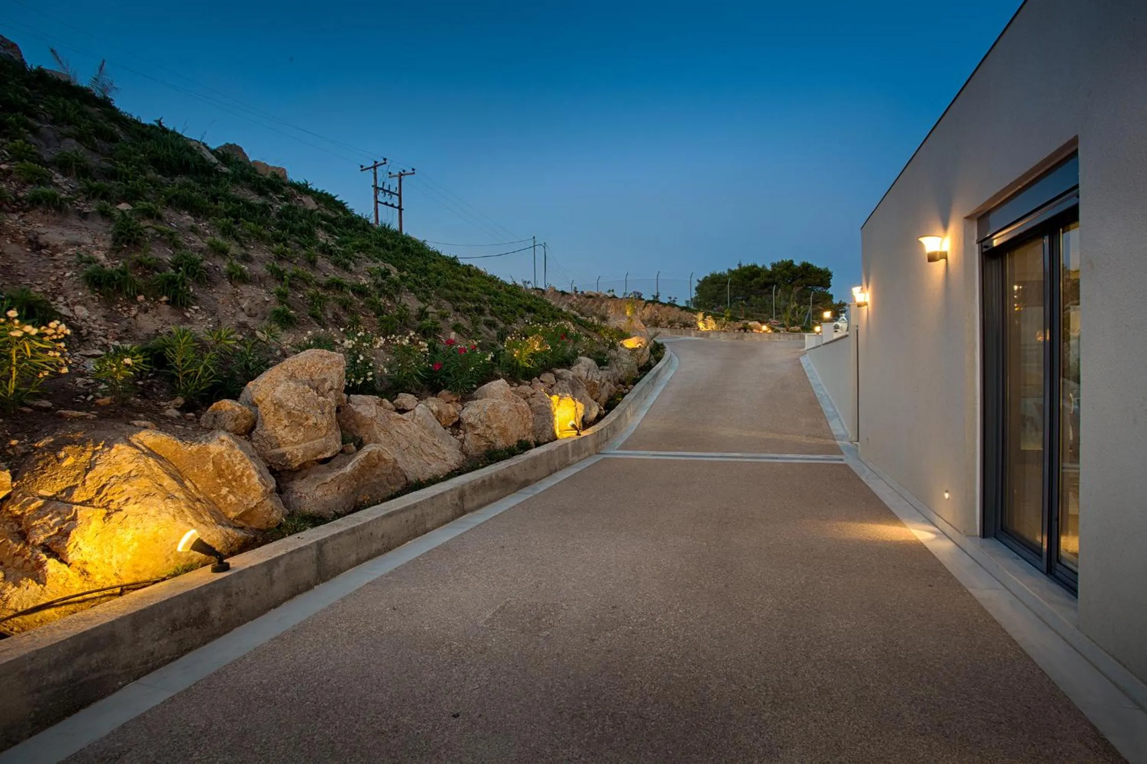 Natural landscape in Villa White Pearl