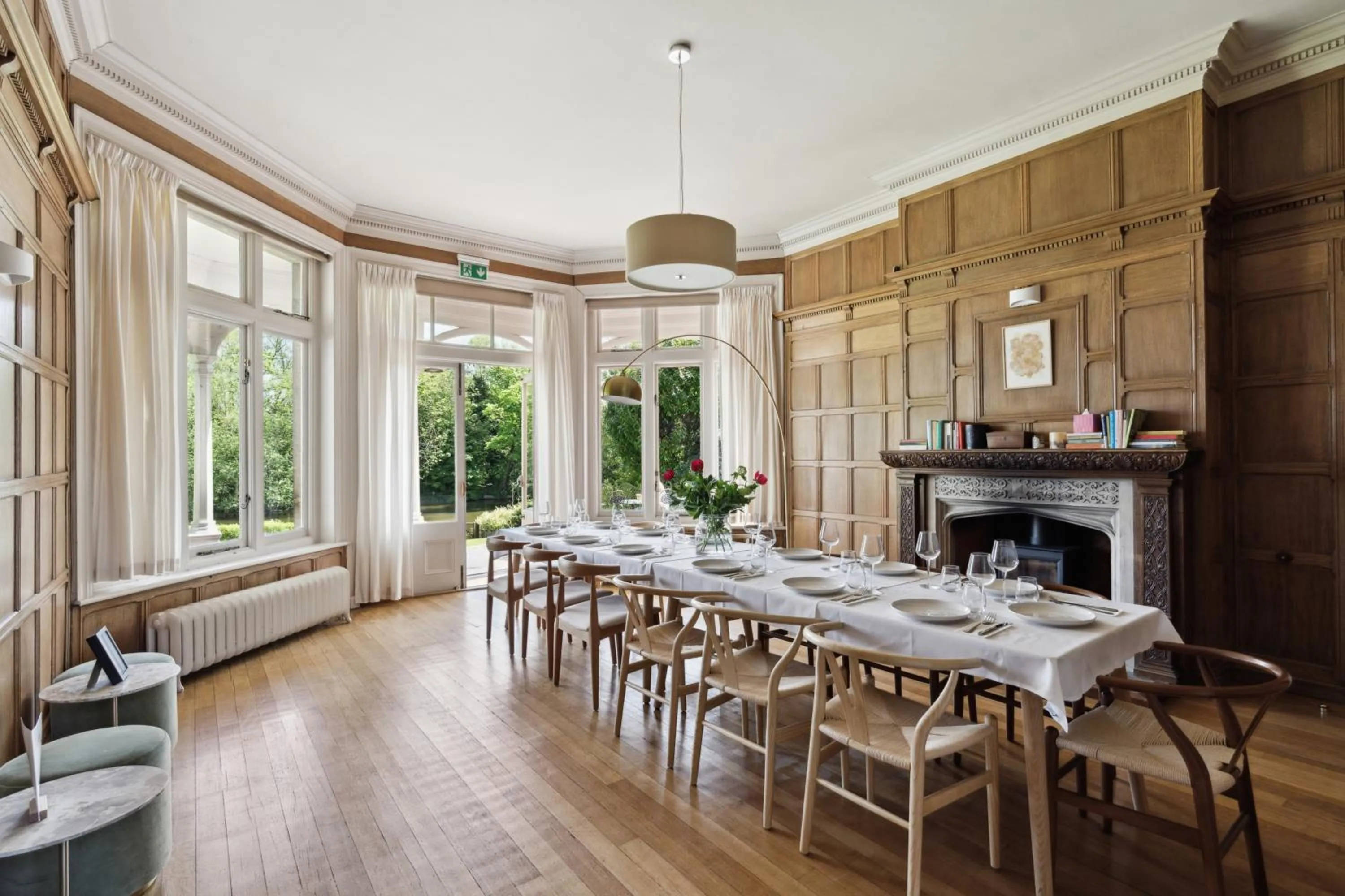 Dining area in River Arts Club