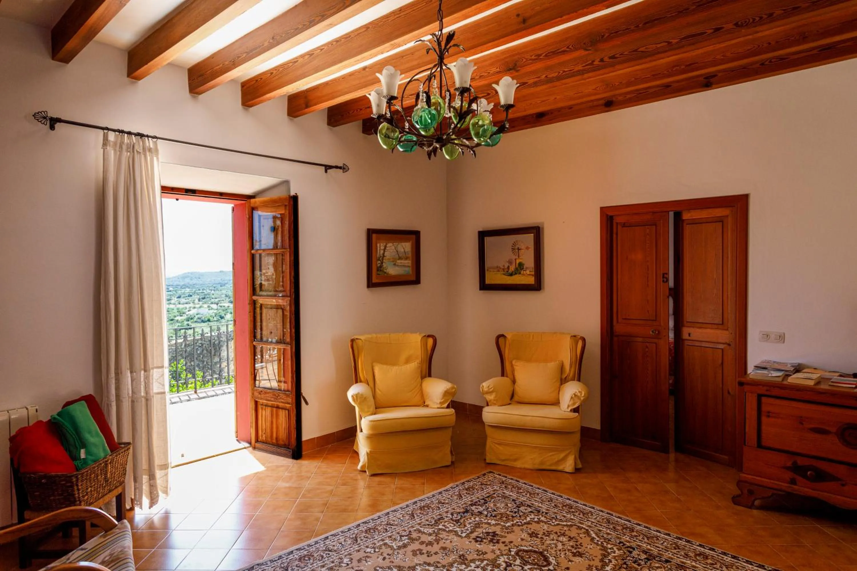 Living room in Son Colom -Turismo de interior