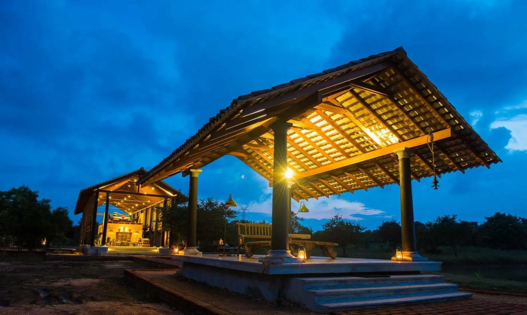 Facade/entrance in Kumbukgaha Villa
