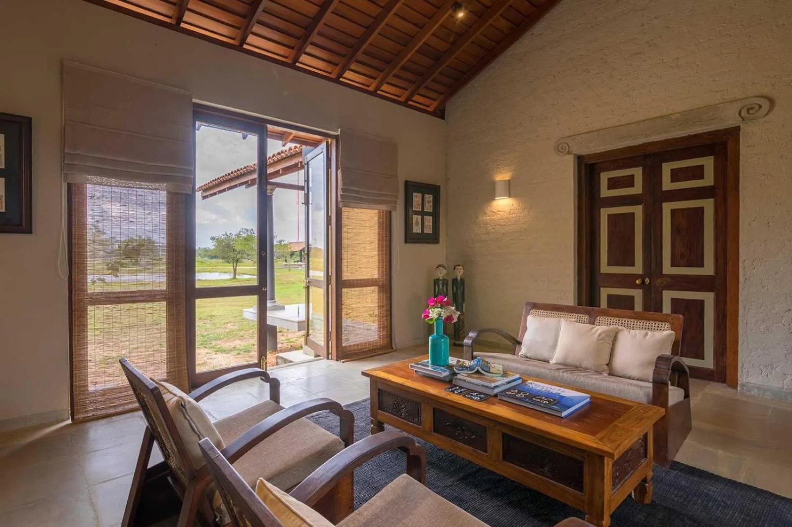 Living room in Kumbukgaha Villa