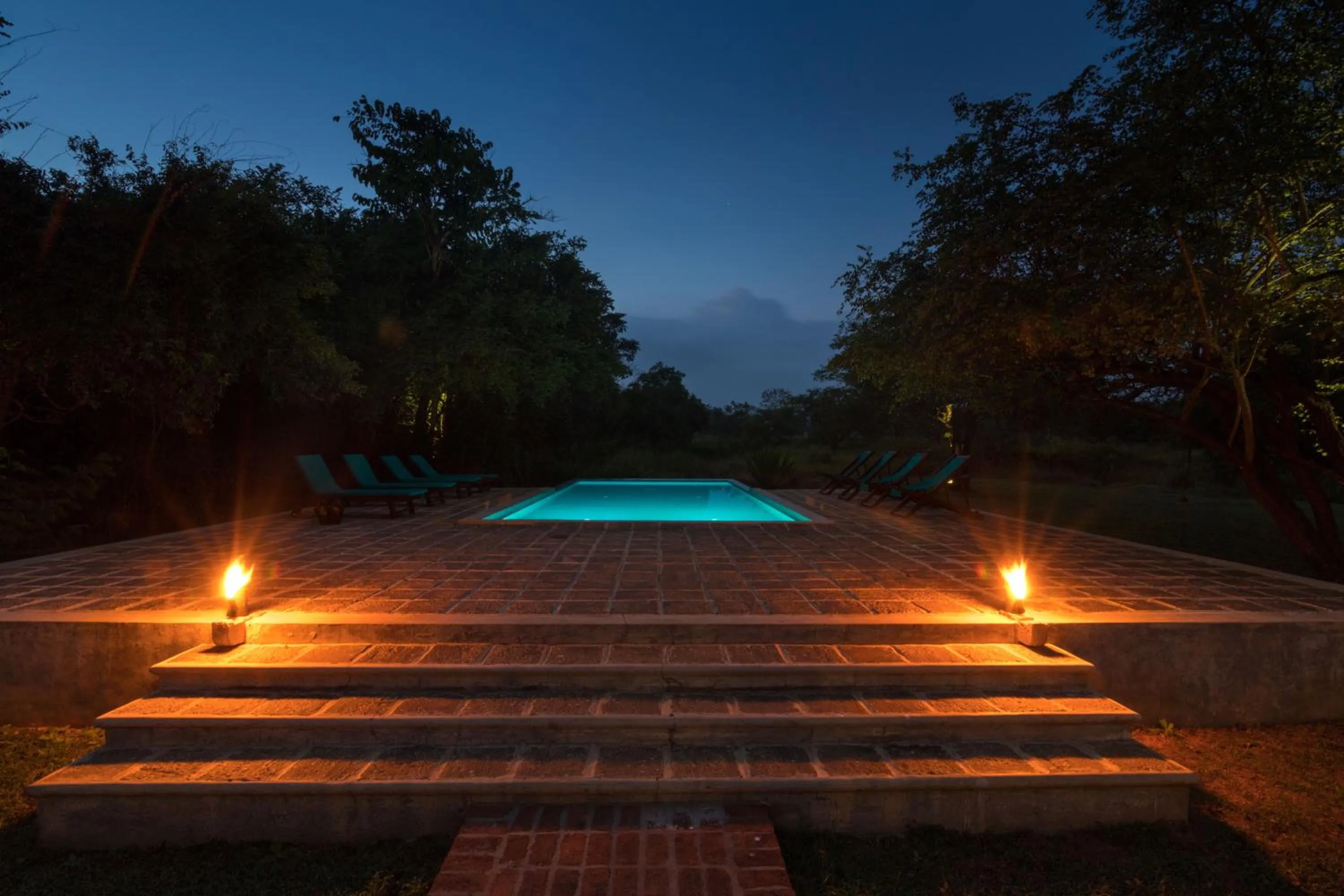 Pool view in Kumbukgaha Villa