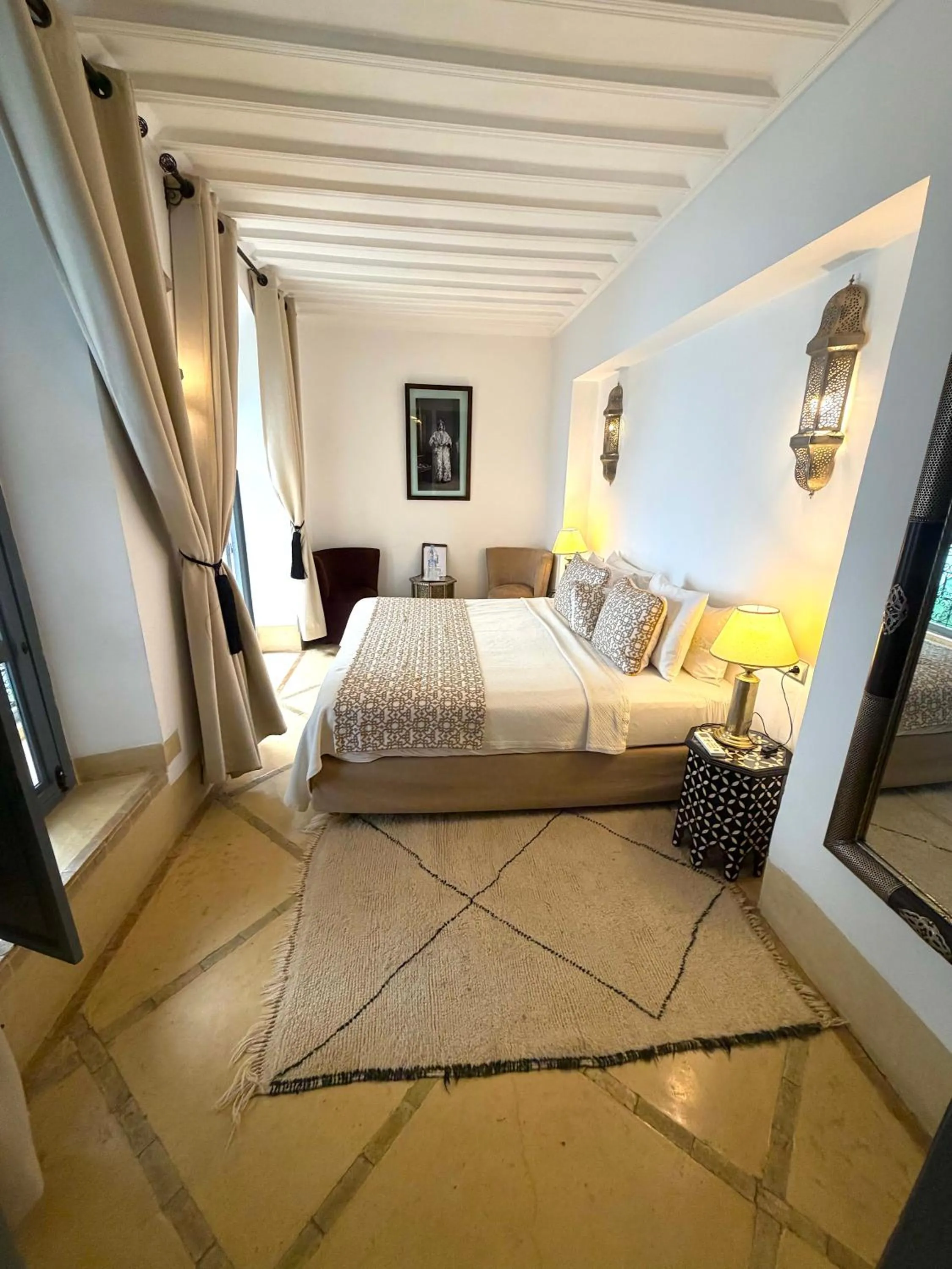 Bed in Riad Adore