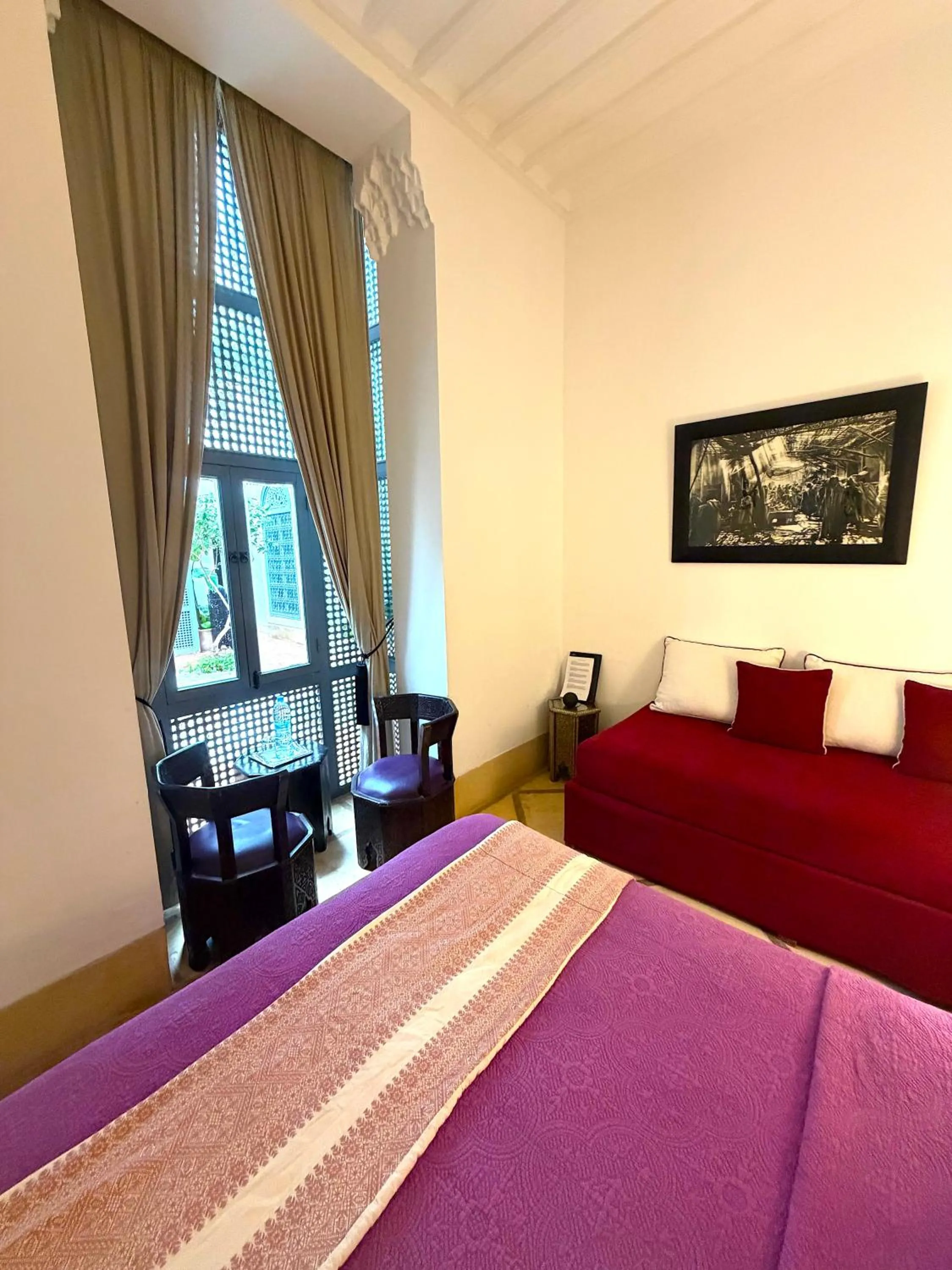 Bed in Riad Adore