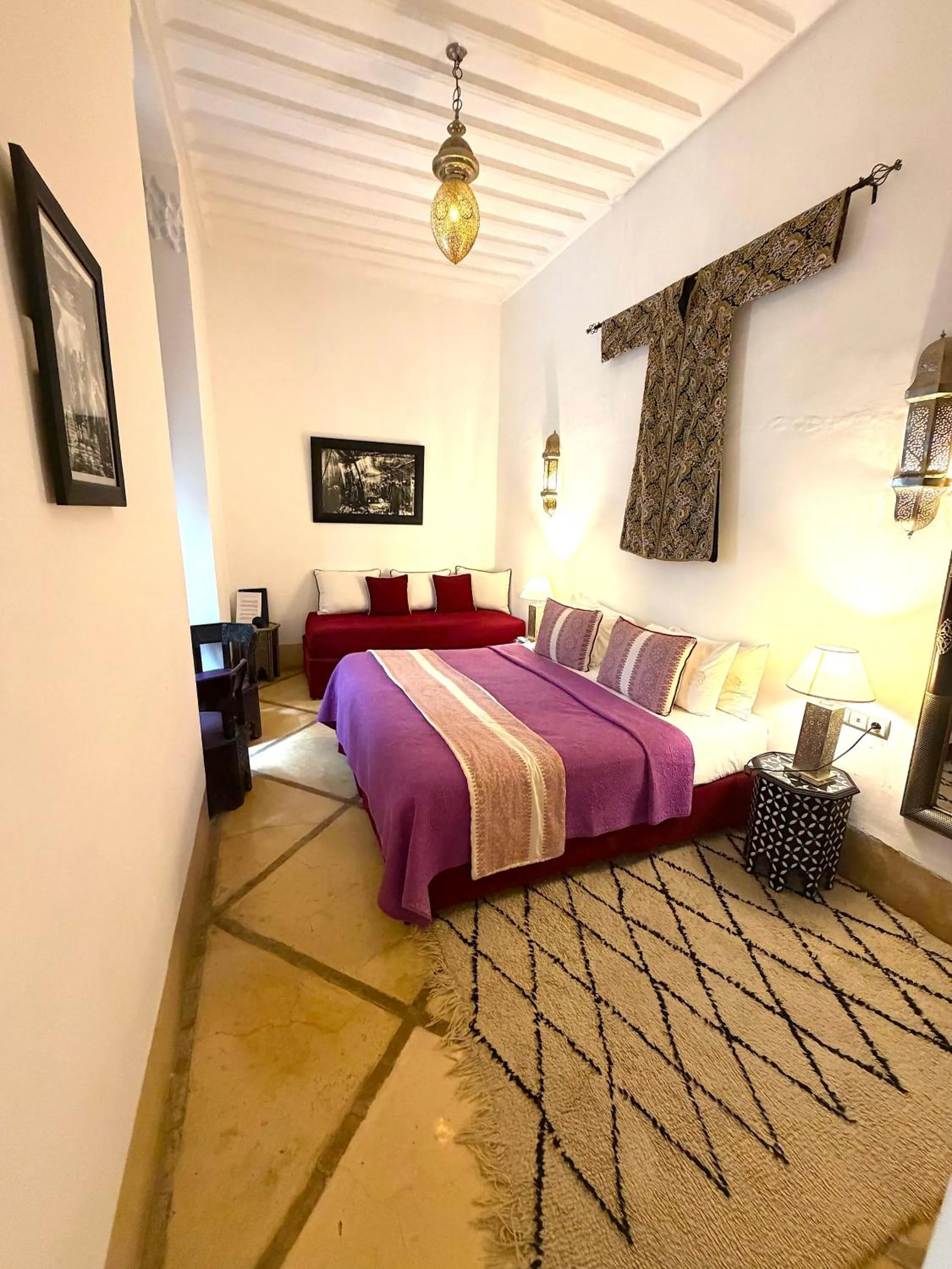 Bed in Riad Adore