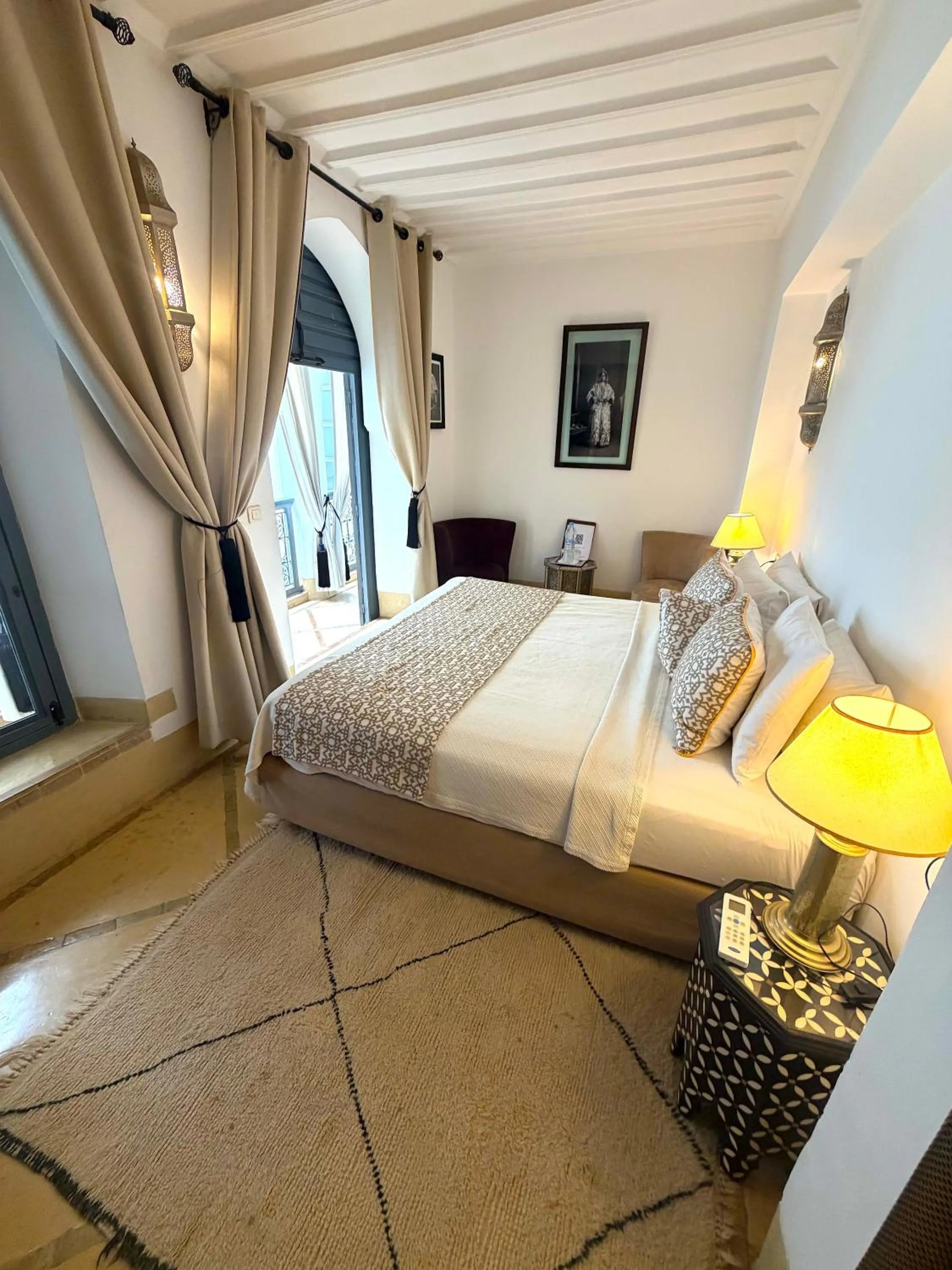 Bed in Riad Adore