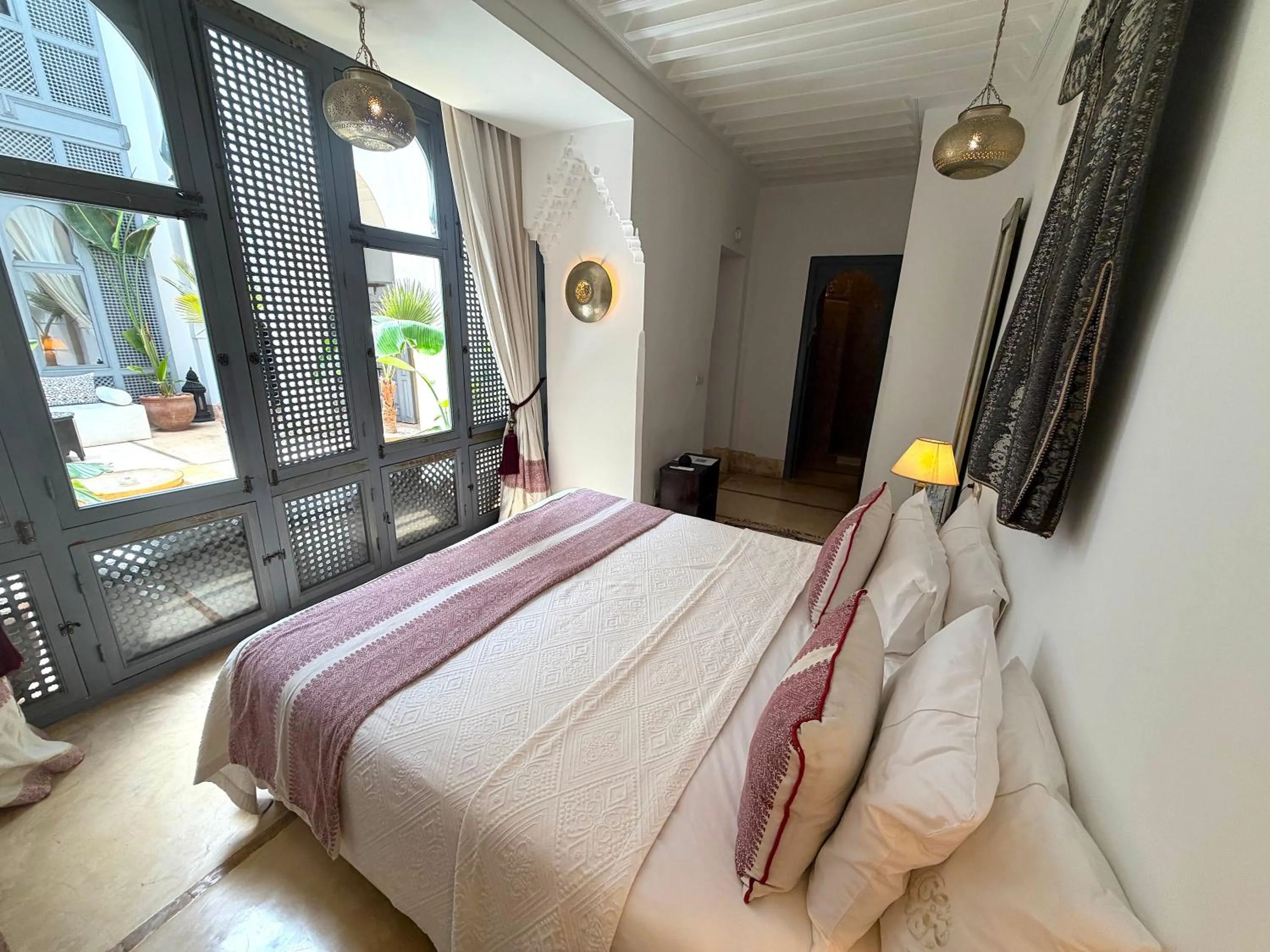 Bed in Riad Adore