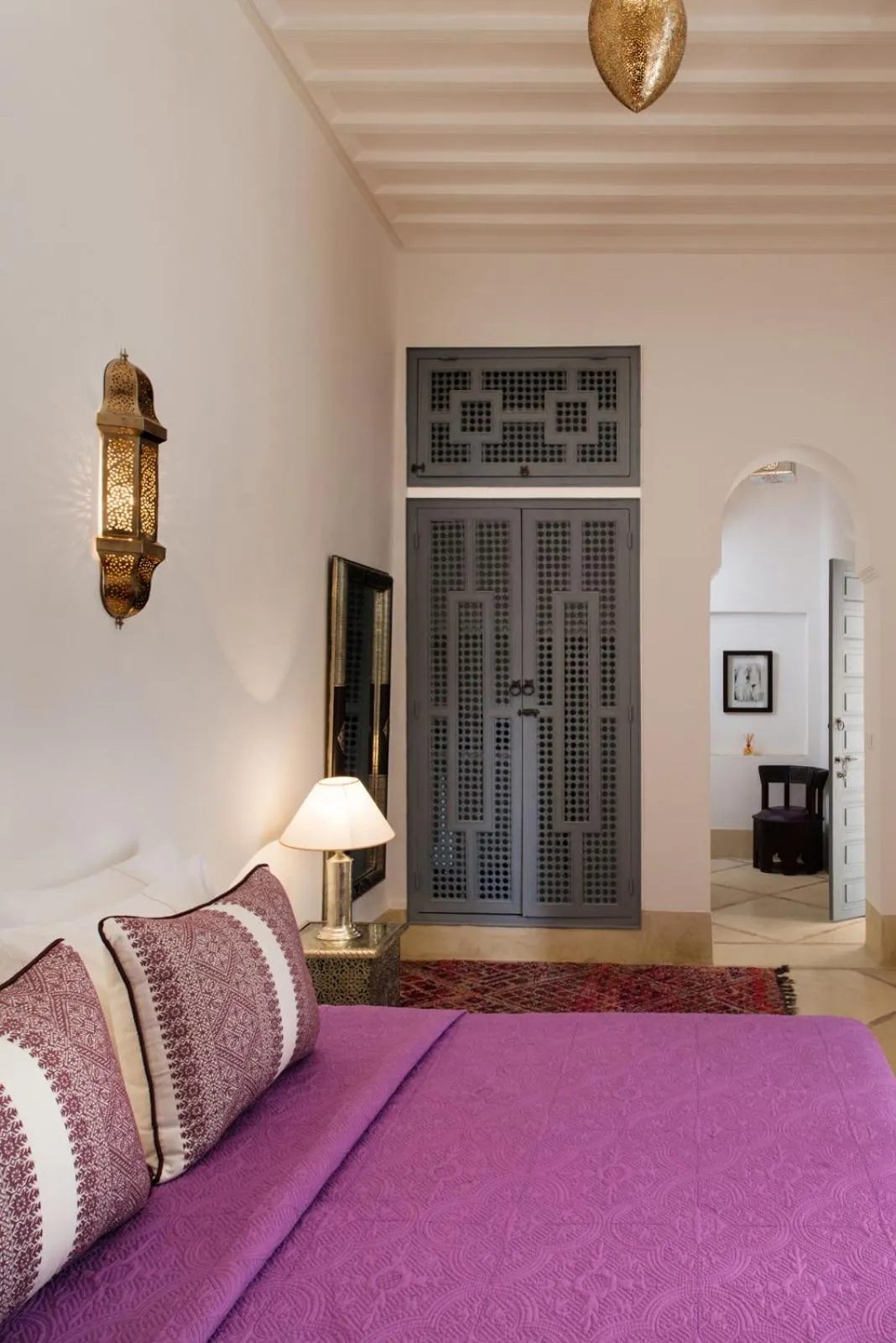 Bed in Riad Adore