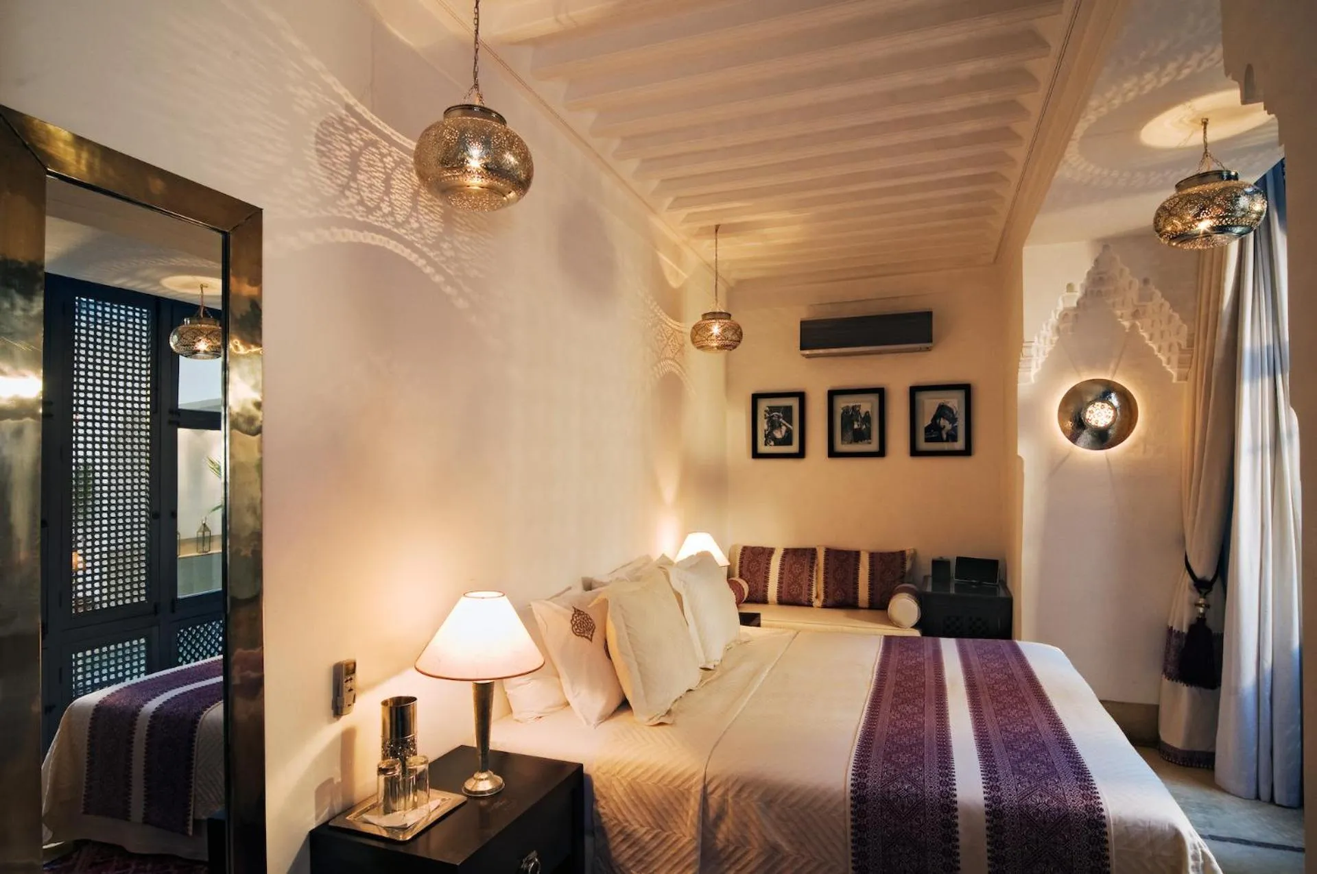 Bed in Riad Adore