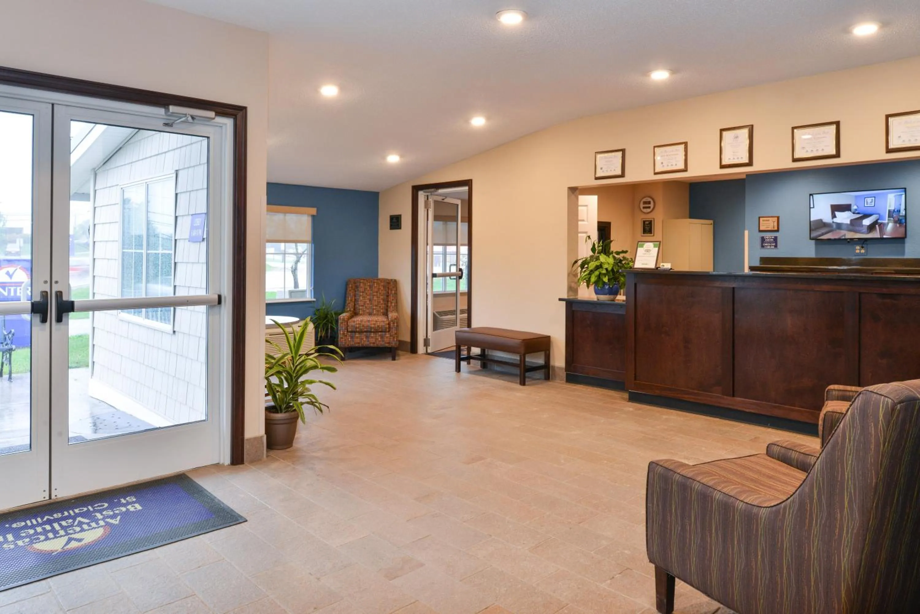Lobby or reception in Americas Best Value Inn & Suites St Clairsville Wheeling