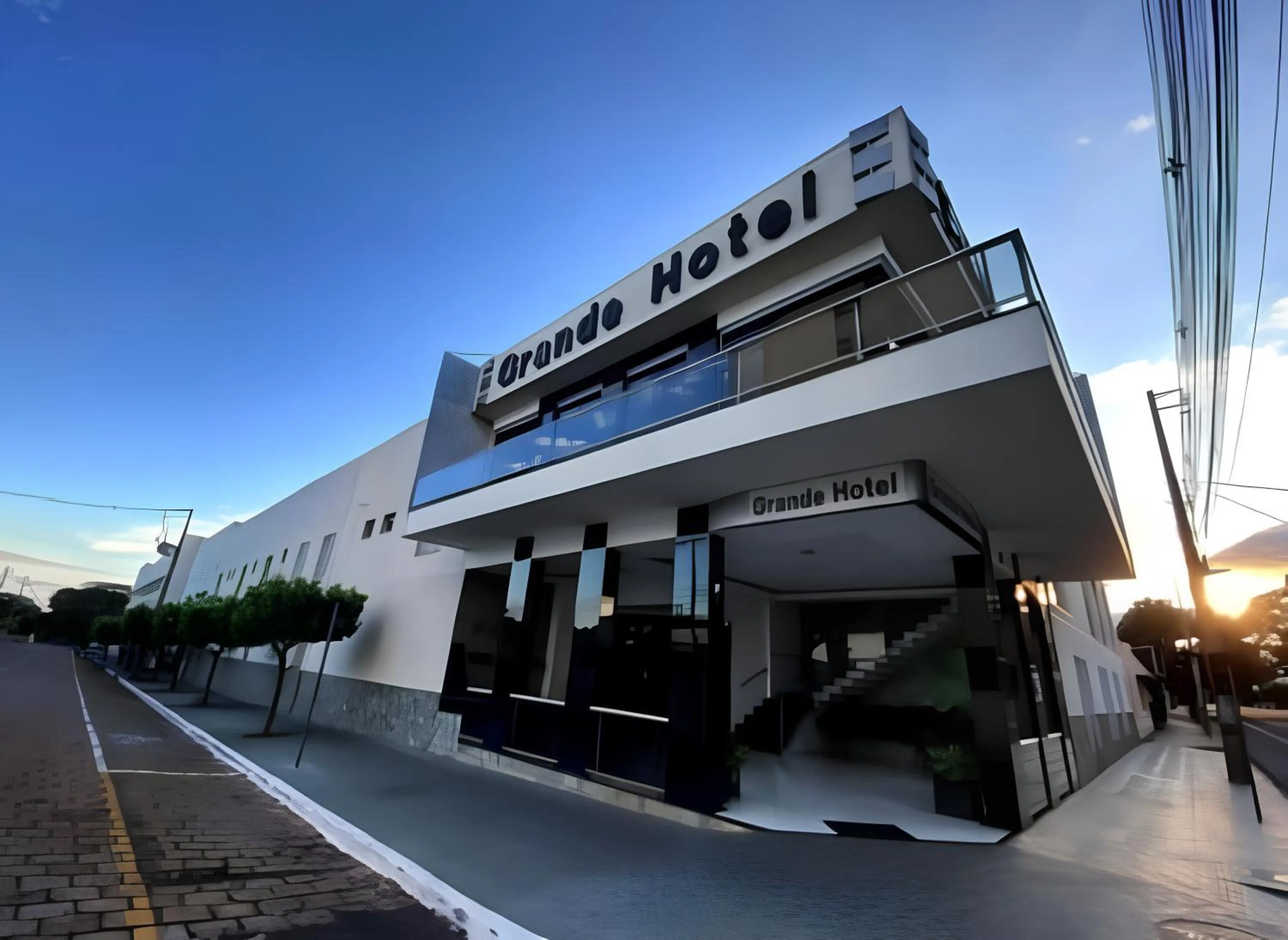 Facade/entrance in Grande Hotel