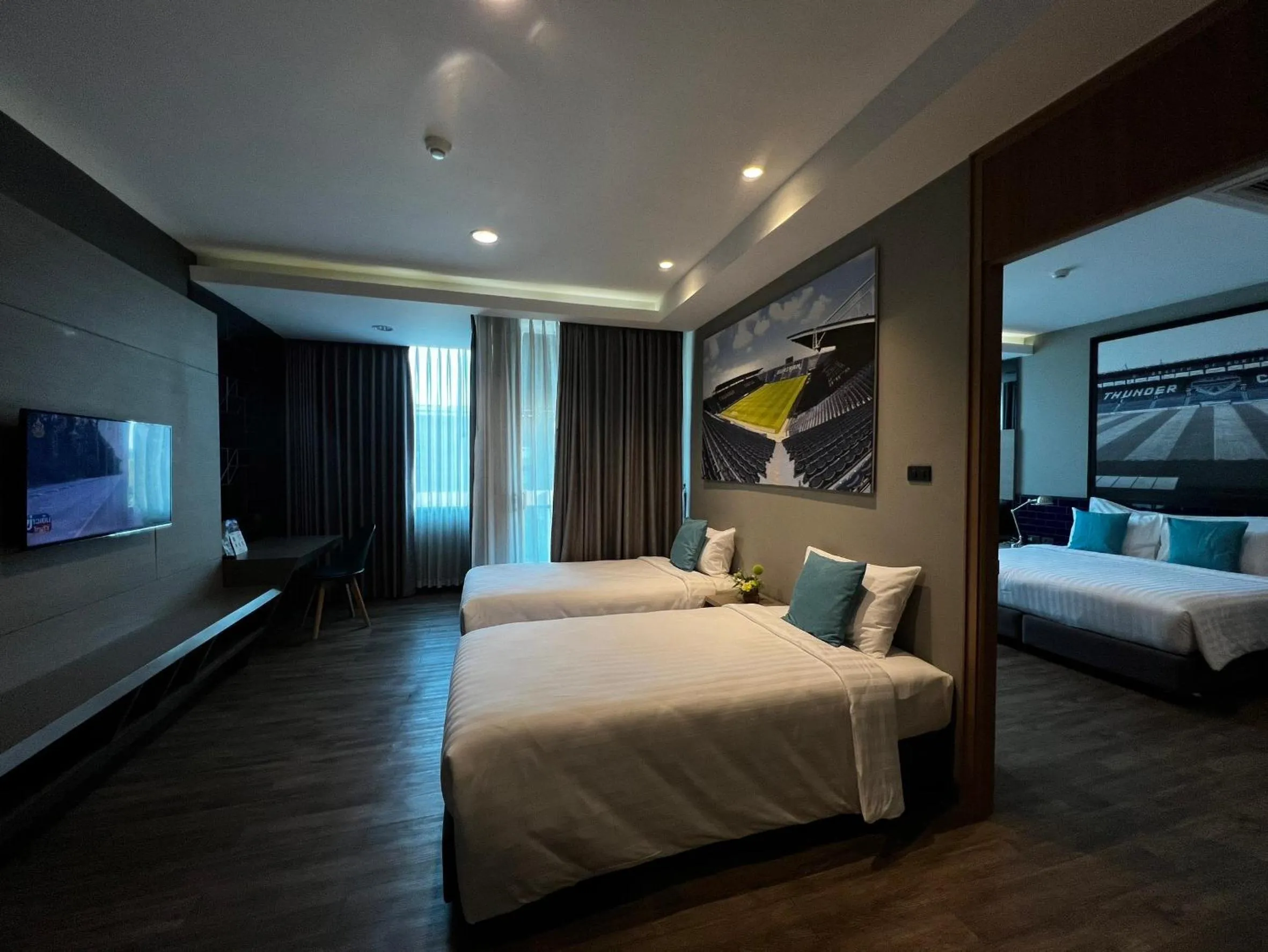 Photo of the whole room, Bed in The Crystal Hotel Buriram - formerly X2 Vibe Buriram