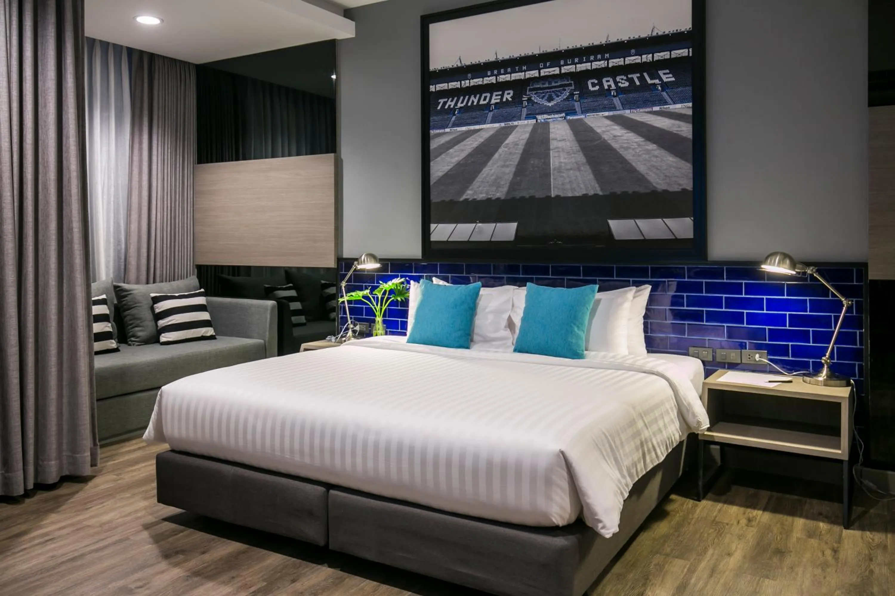 Bedroom, Bed in The Crystal Hotel Buriram - formerly X2 Vibe Buriram