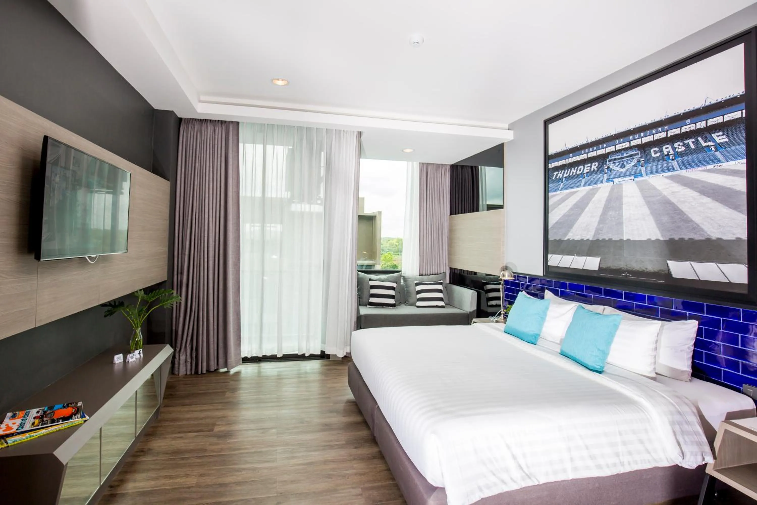 Bedroom, Bed in The Crystal Hotel Buriram - formerly X2 Vibe Buriram