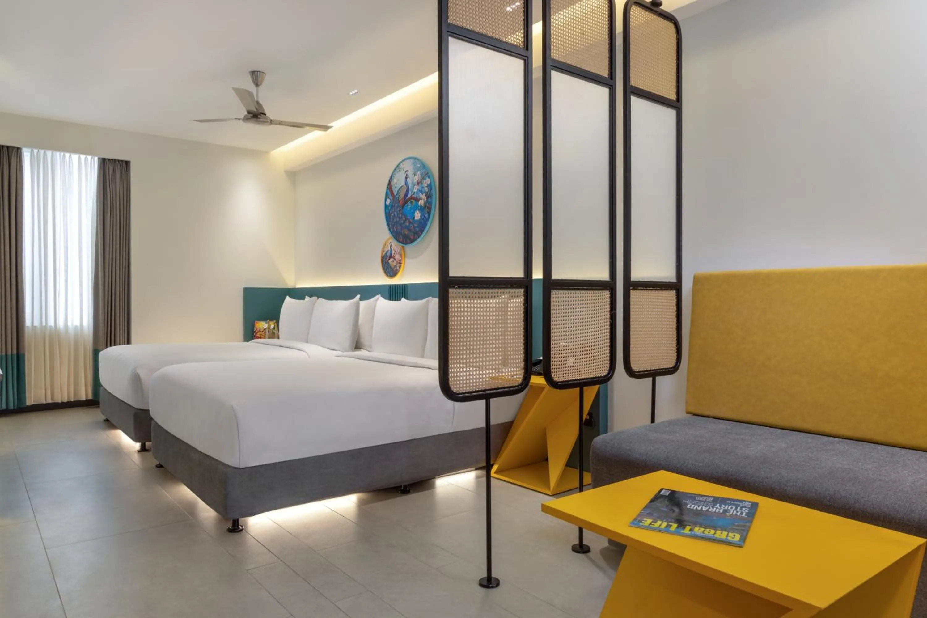 Bedroom, Bed in ZIBE Luxe Hyderabad by GRT Hotels