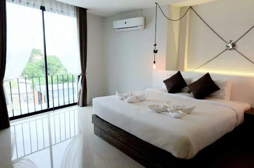Bed in Hotel Chuan Chom The High Resort Saraburi - SHA Plus Bed in Hotel Chuan Chom The High Resort Saraburi - SHA Plus