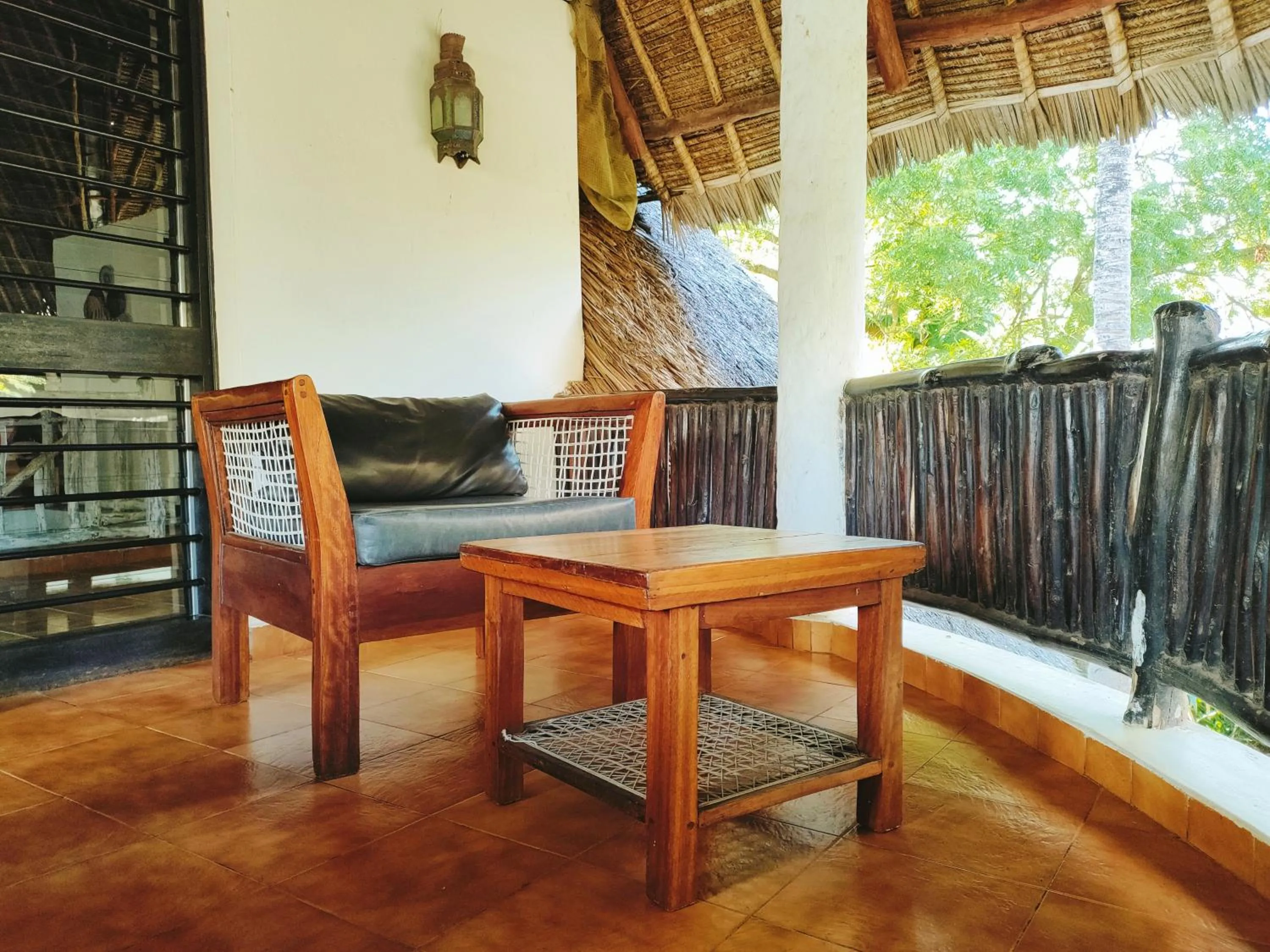 Seating area in Upani in Diani