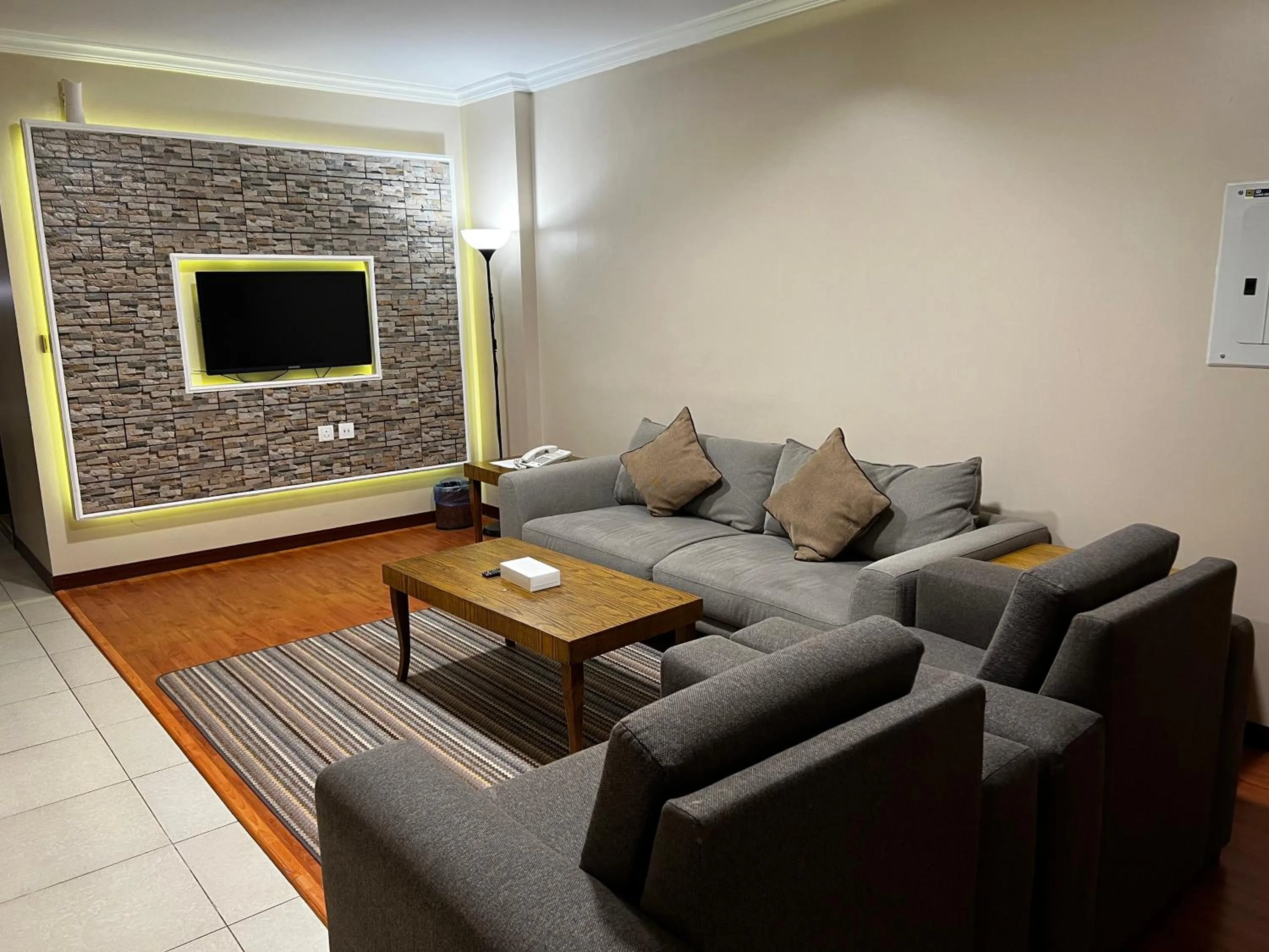 Seating area in Travellerinn Serviced Apartment
