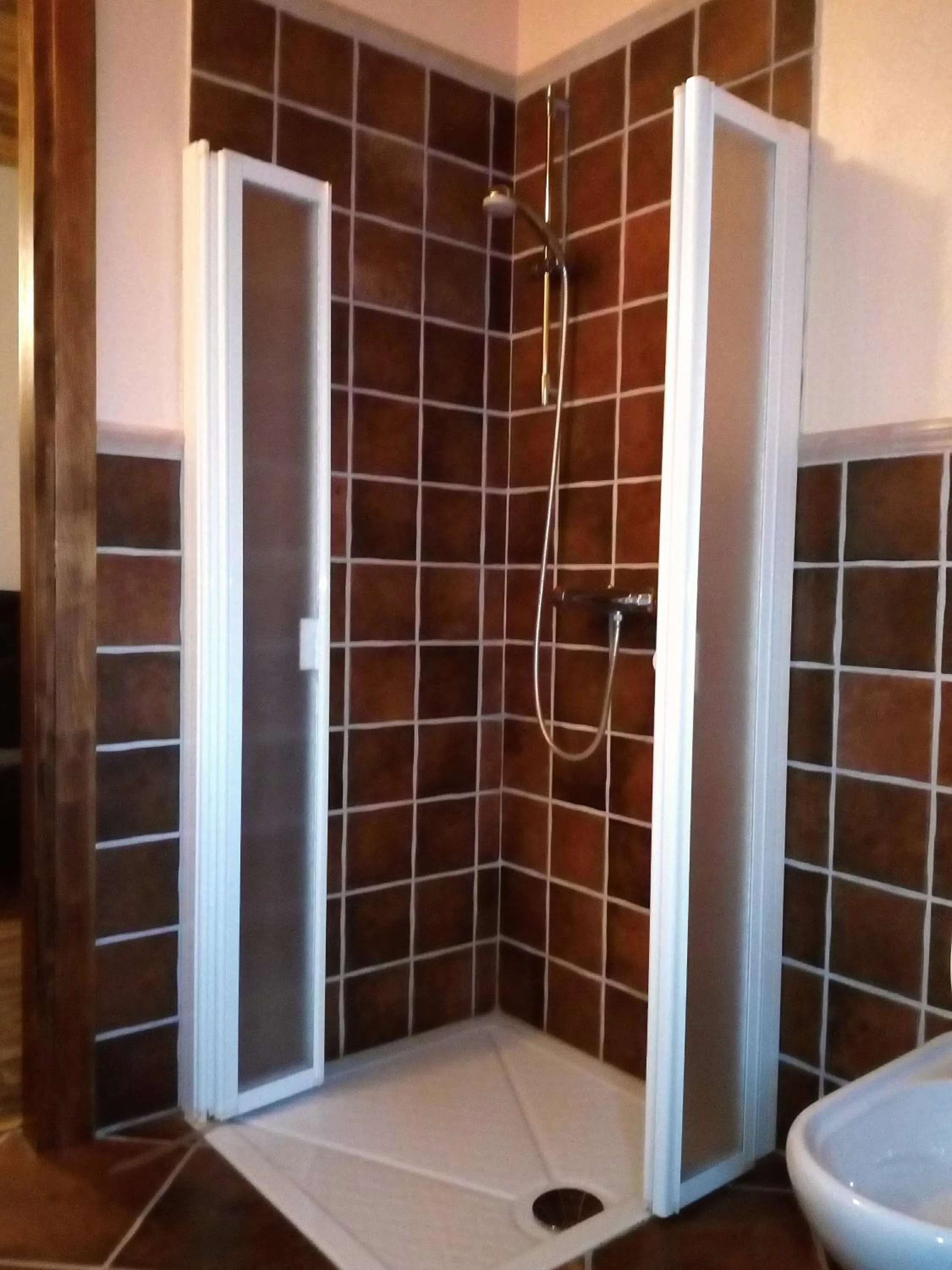 Shower in Agriturismo Adriano Pedretti