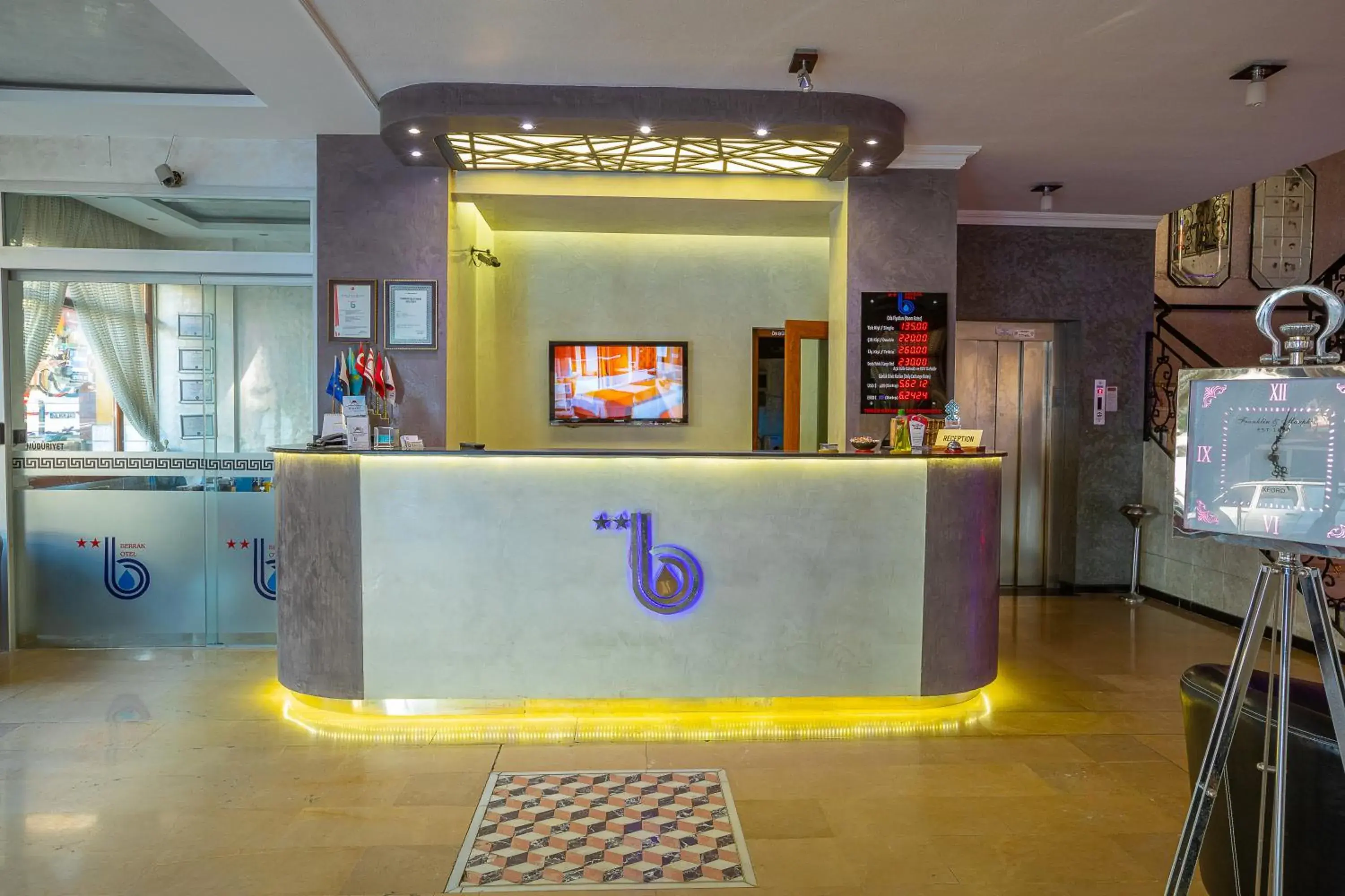 Lobby or reception in Berrak Otel Lobby or reception in Berrak Otel