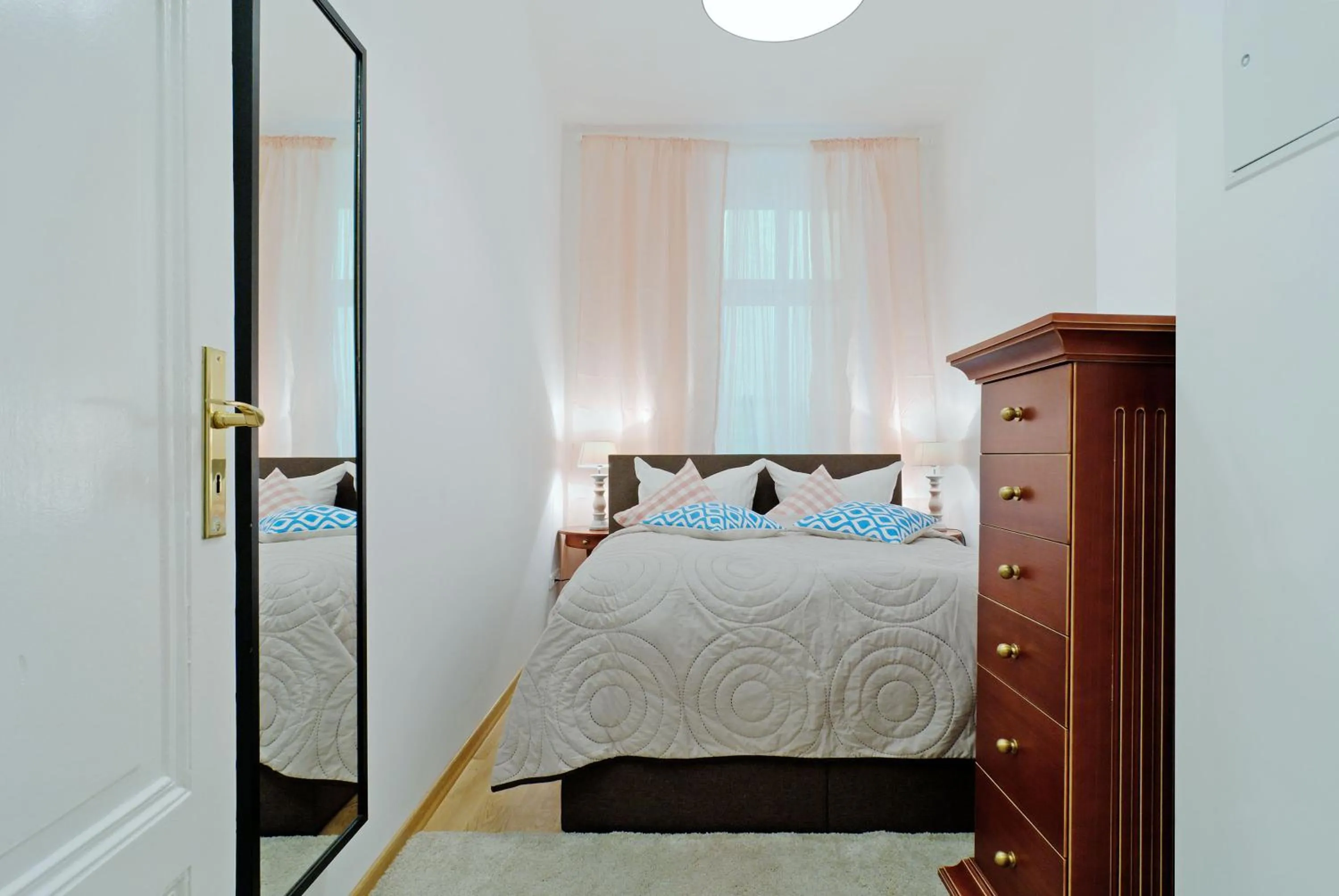 Bed in Grand Central Mitte Apartment