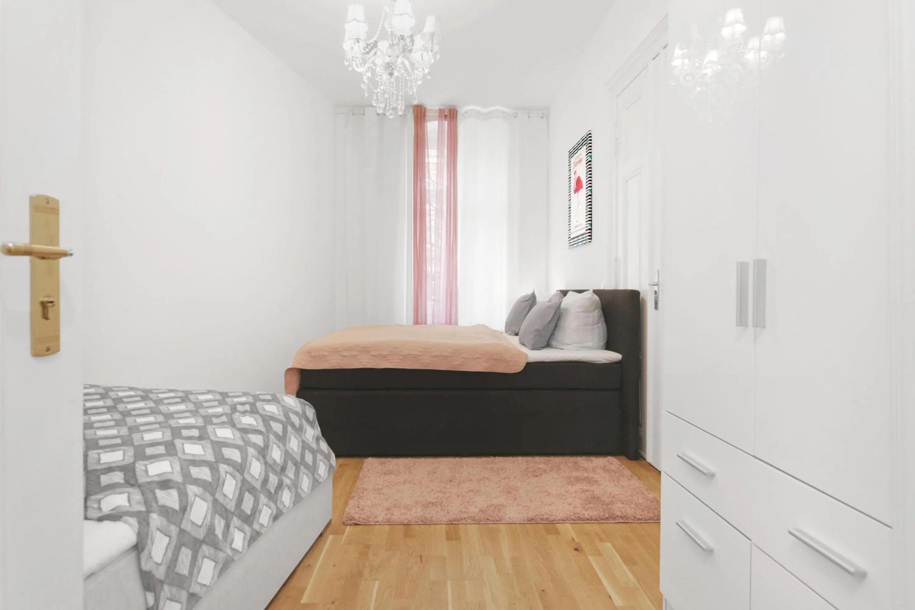 Bed in Grand Central Mitte Apartment