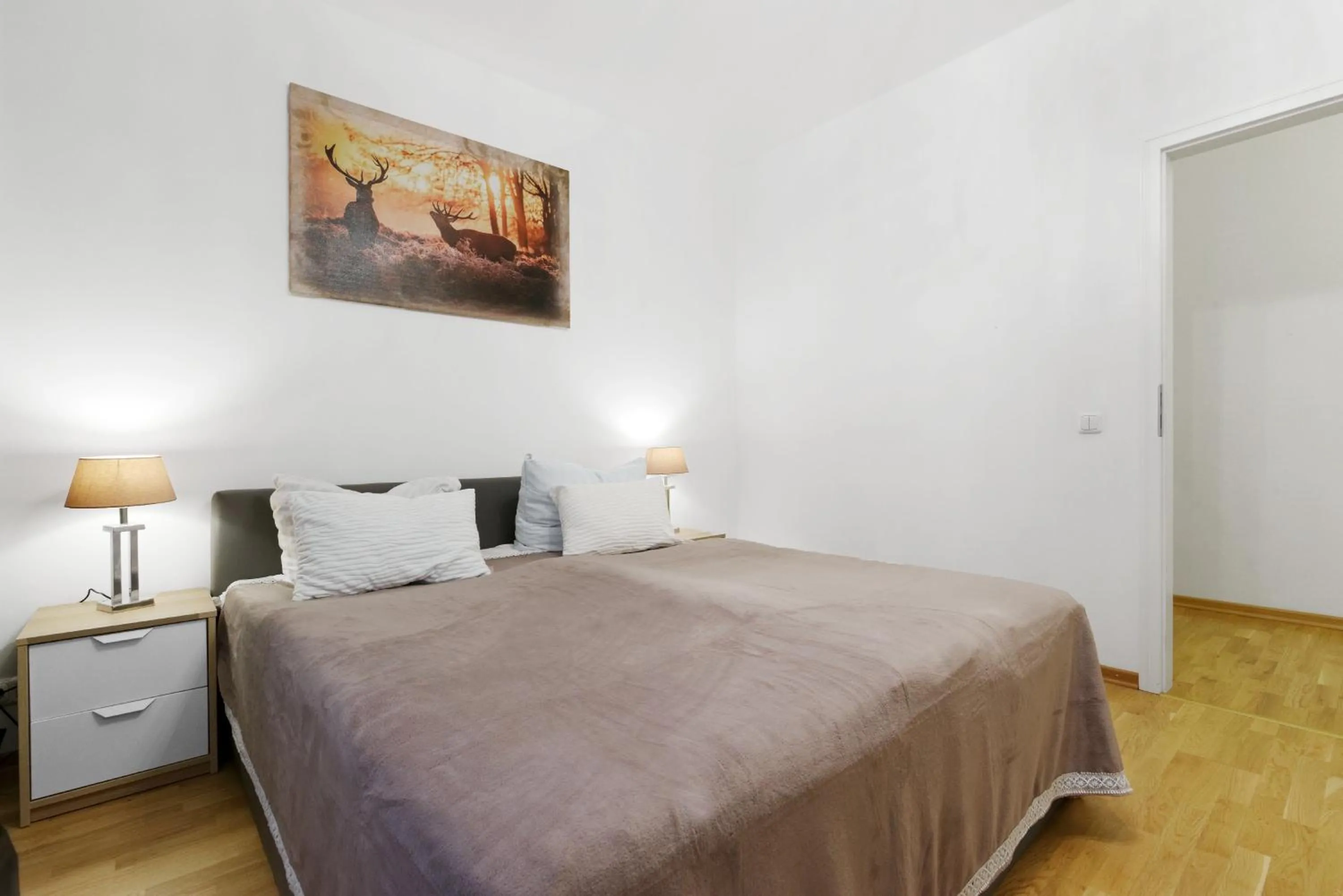 Bed in Grand Central Mitte Apartment