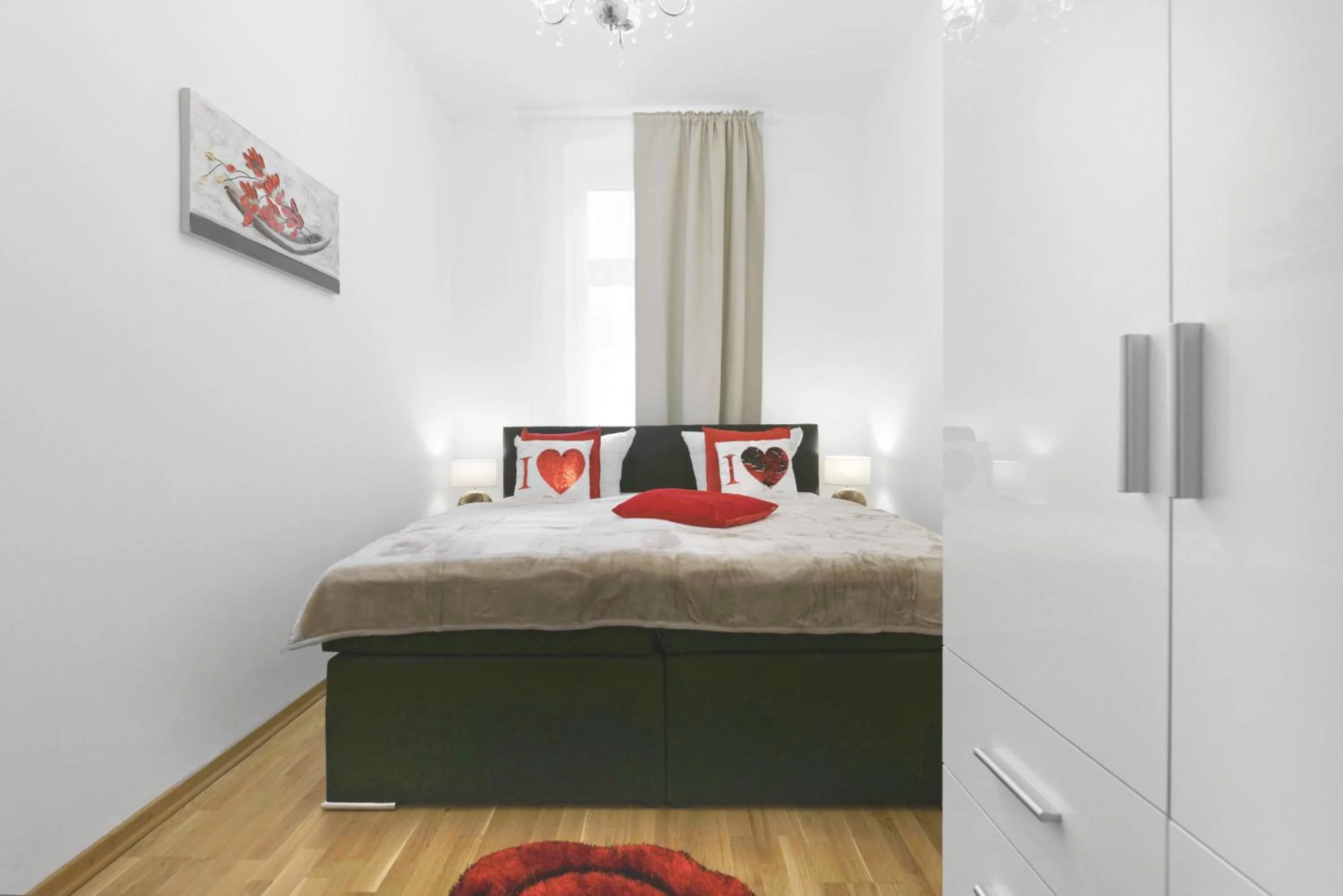 Bed in Grand Central Mitte Apartment