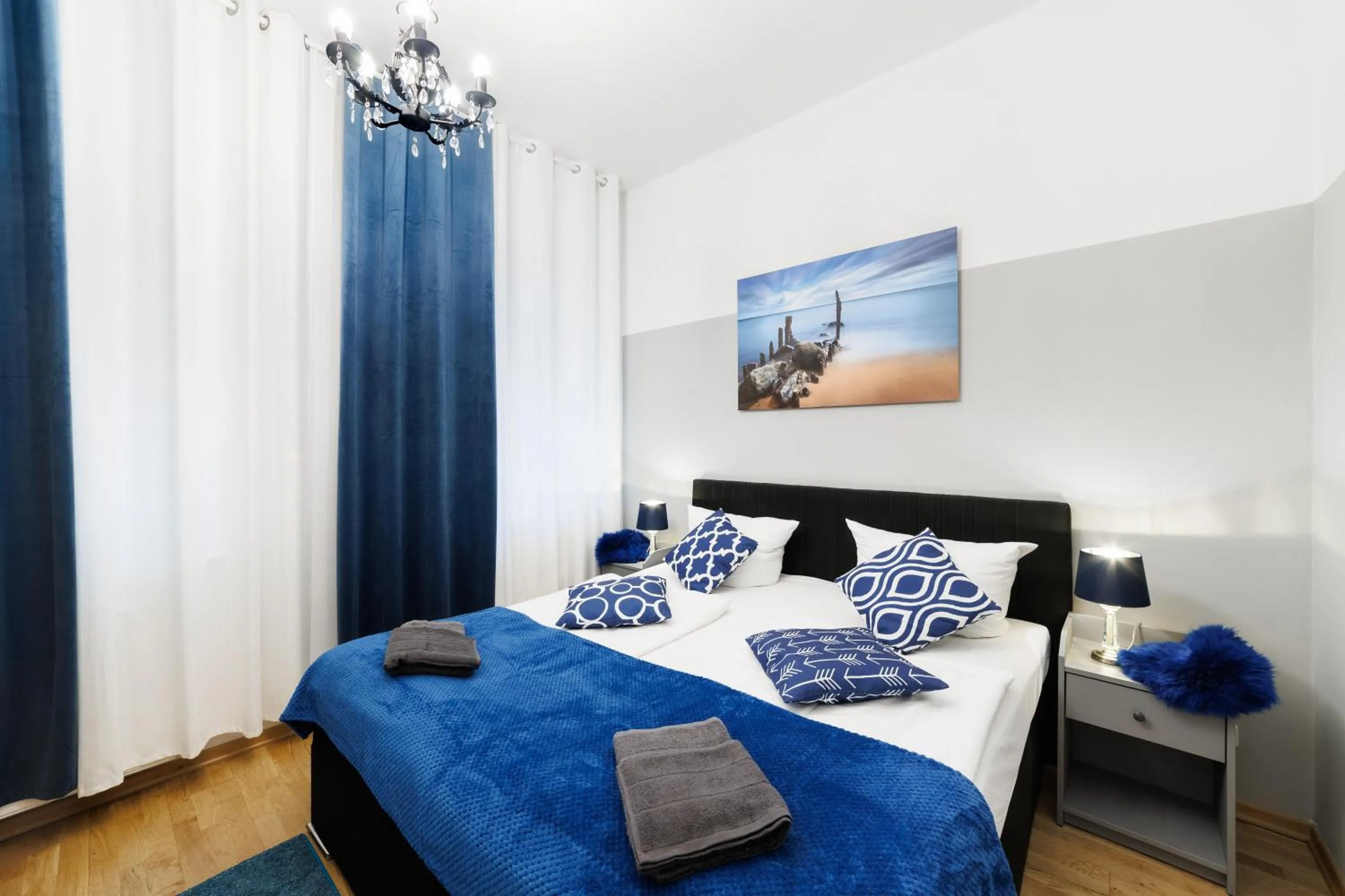 Bed in Grand Central Mitte Apartment