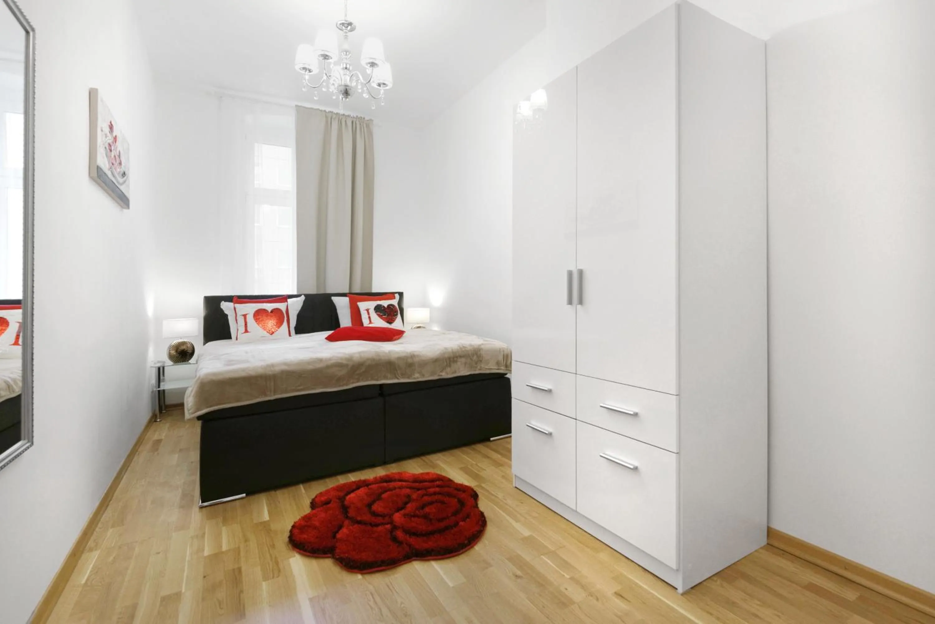 Bed in Grand Central Mitte Apartment