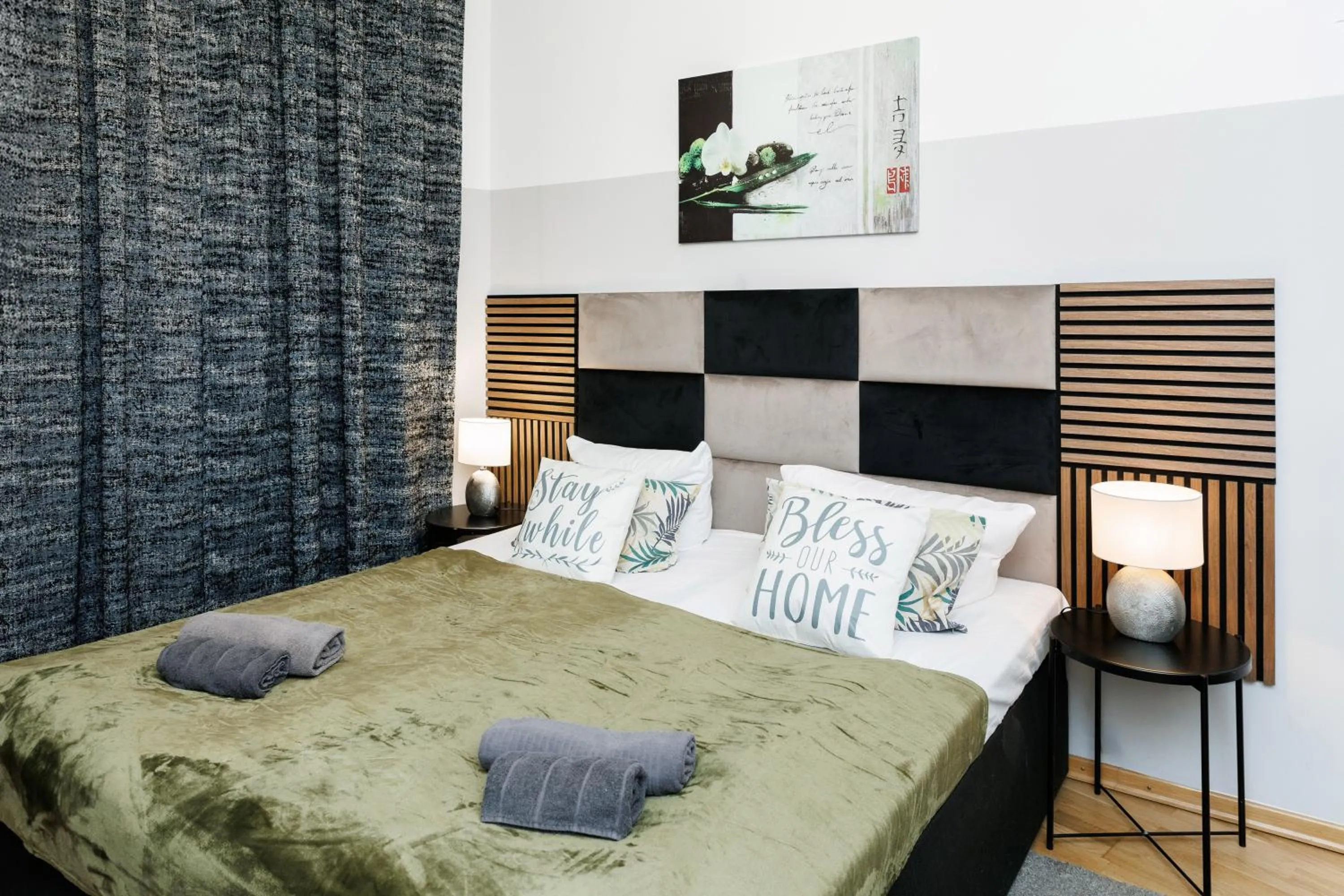 Bed in Grand Central Mitte Apartment