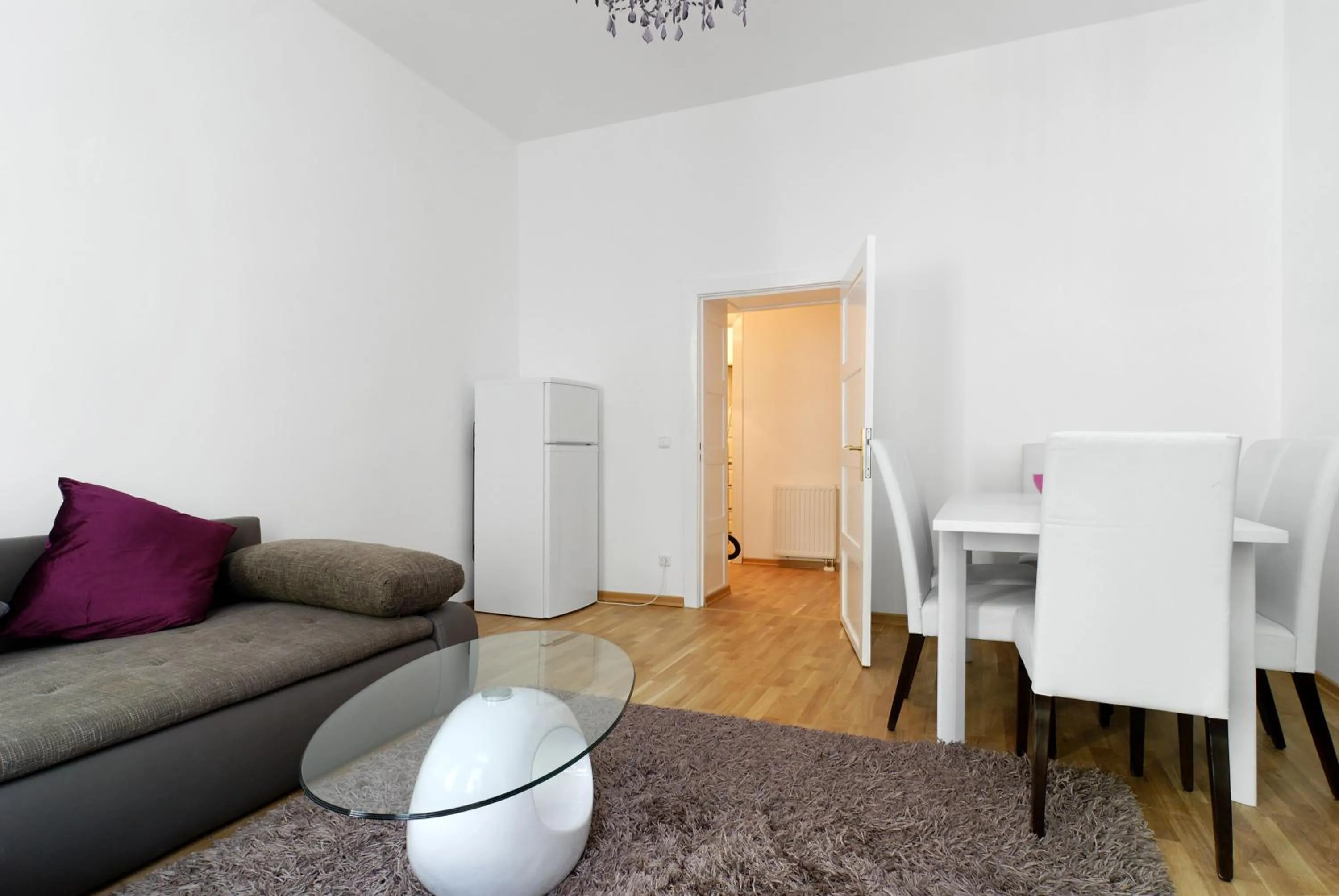Living room in Grand Central Mitte Apartment