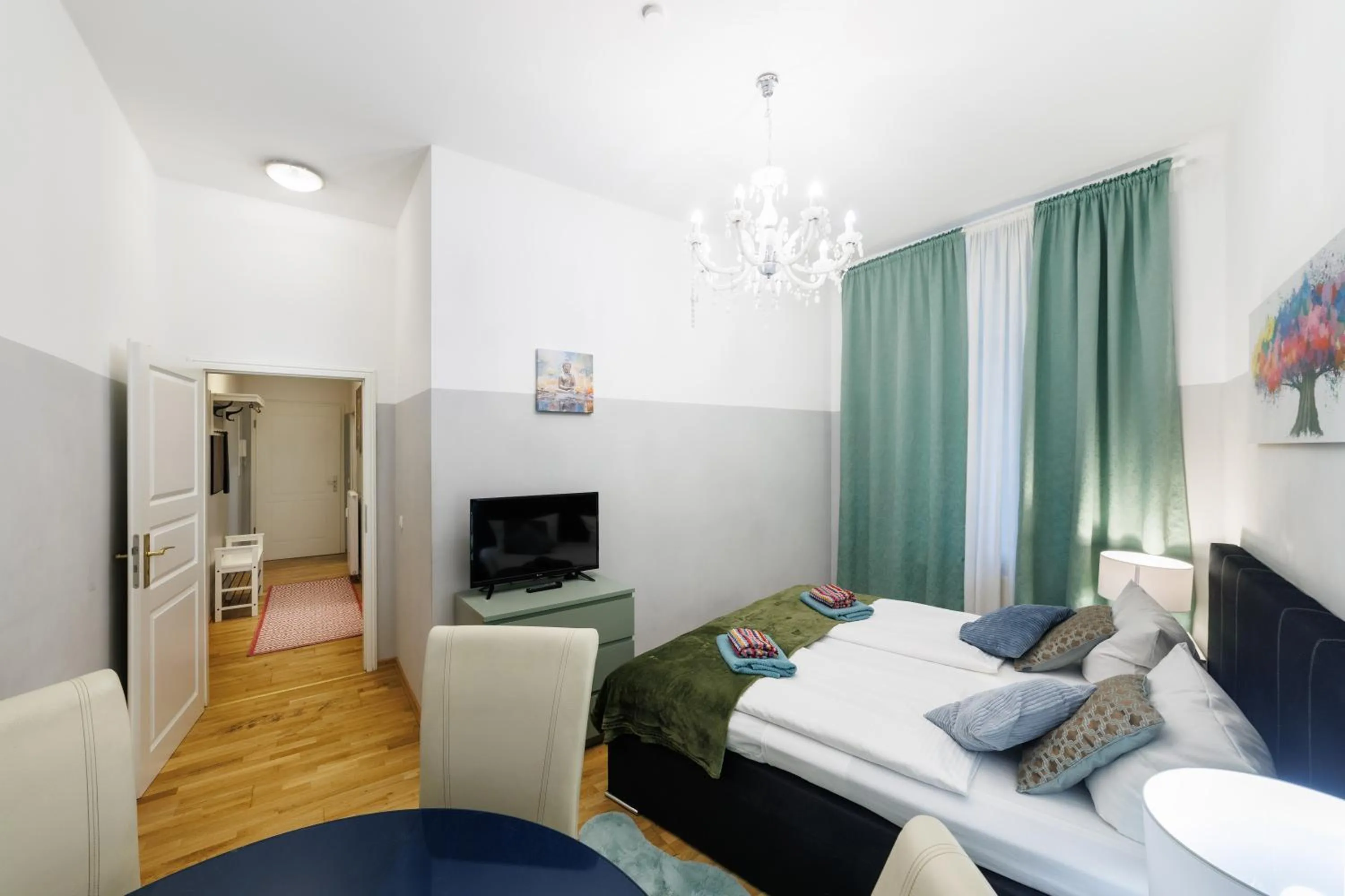 Bed in Grand Central Mitte Apartment