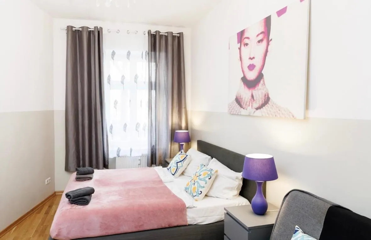Bed in Grand Central Mitte Apartment
