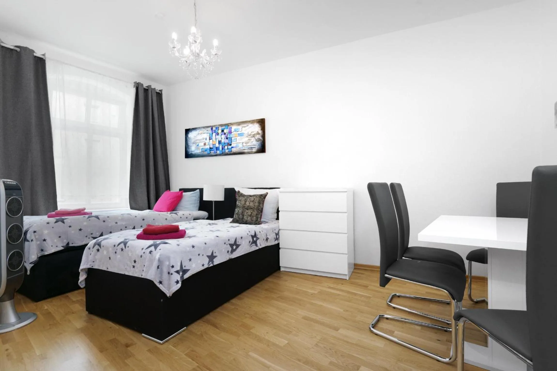 Bed in Grand Central Mitte Apartment